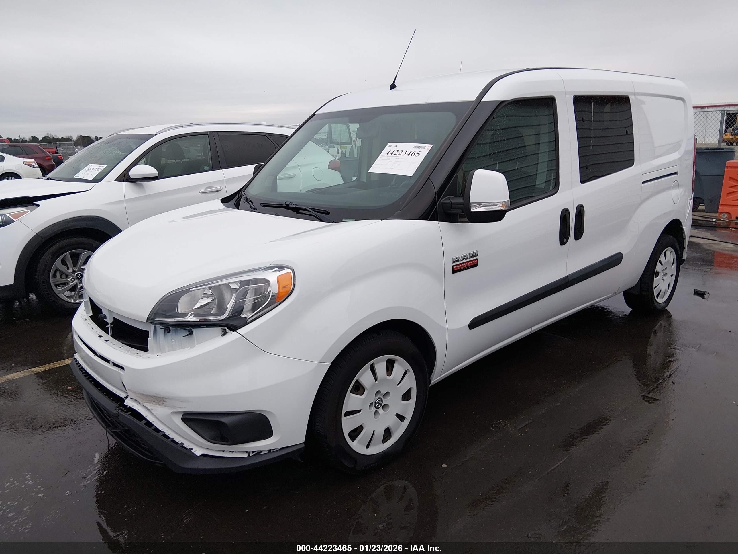 2015 Ram Promaster City Tradesman Slt White vin: ZFBERFBT6F6A69468