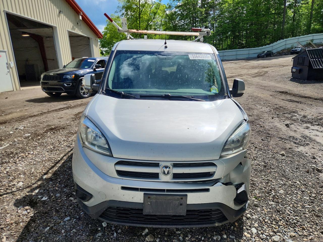 2015 Ram Promaster City Slt Серебряный vin: ZFBERFBT8F6A81766