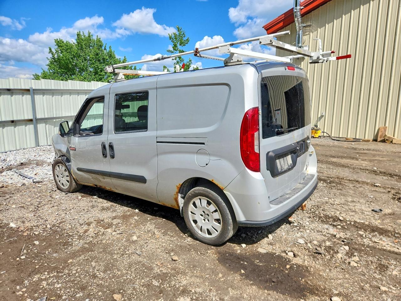 2015 Ram Promaster City Slt Серебряный vin: ZFBERFBT8F6A81766