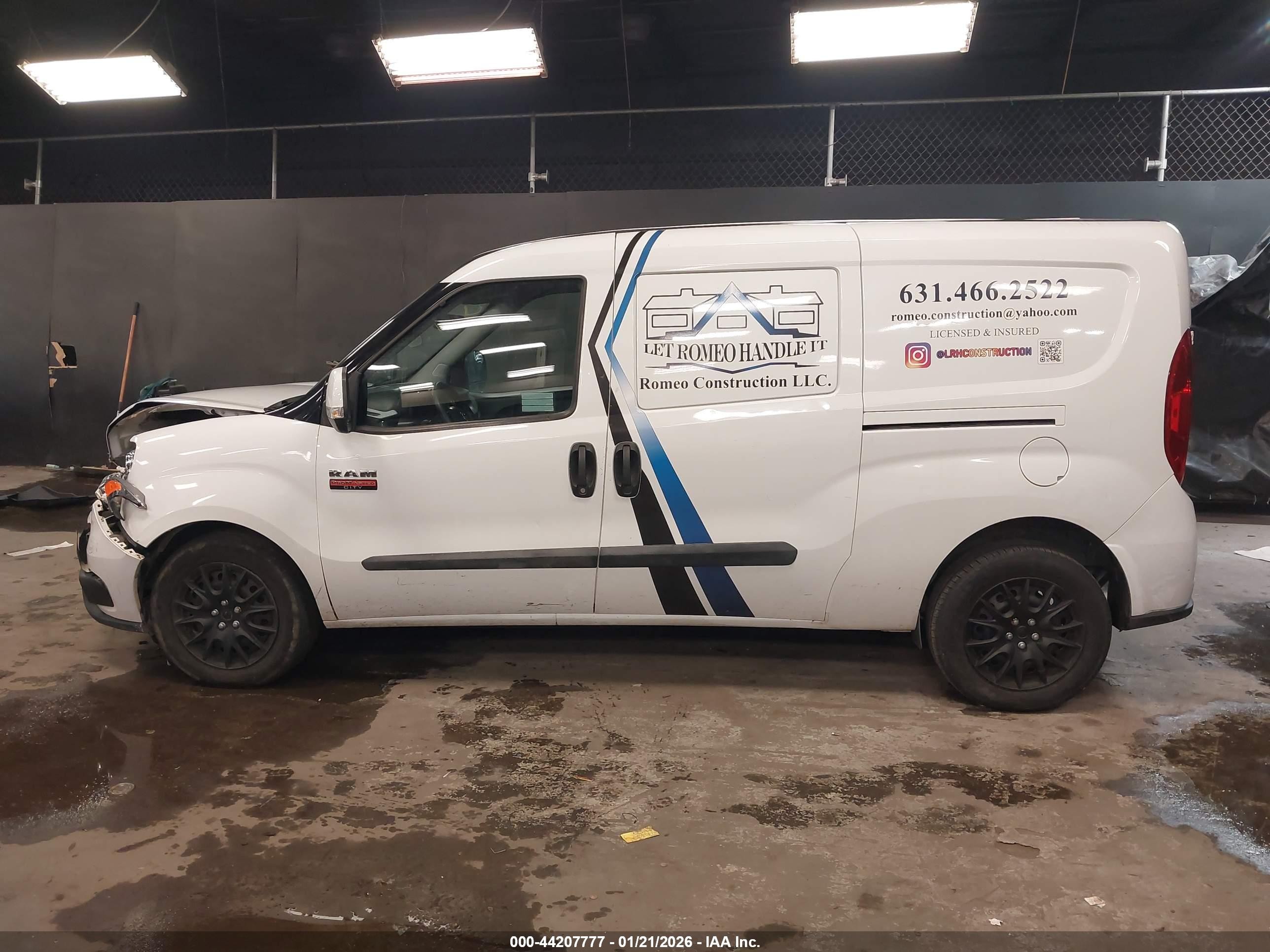 2015 Ram Promaster City Tradesman Slt Белый vin: ZFBERFBT8F6A86580