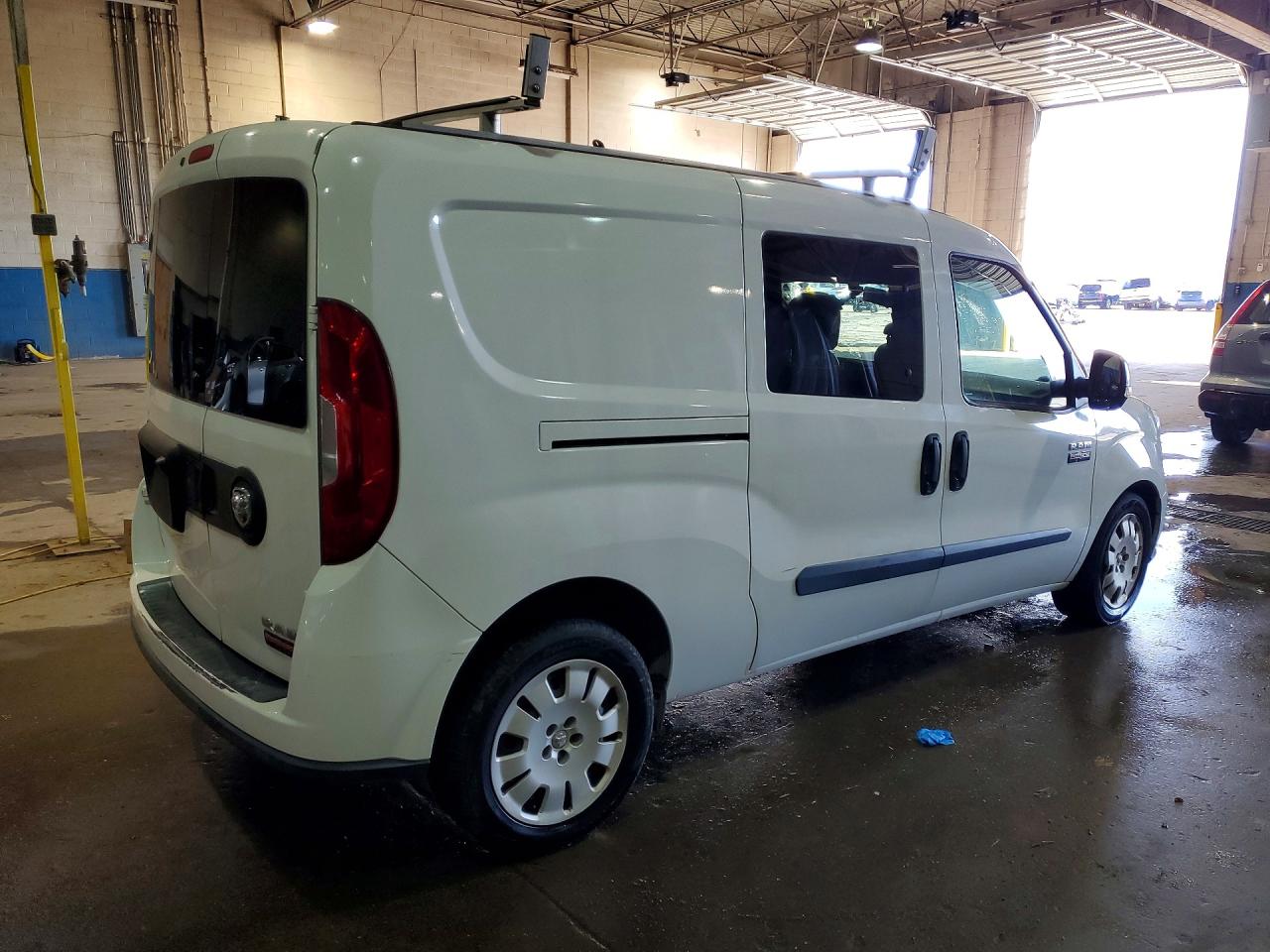 2015 Ram Promaster City Slt White vin: ZFBERFBTXF6192865