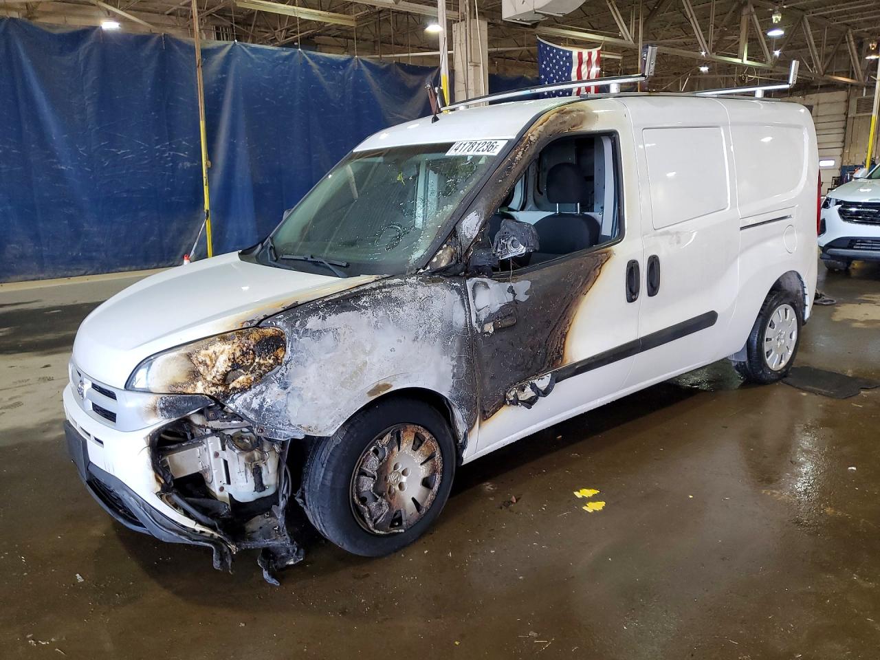 2015 Ram Promaster City Slt White vin: ZFBERFBTXF6192865