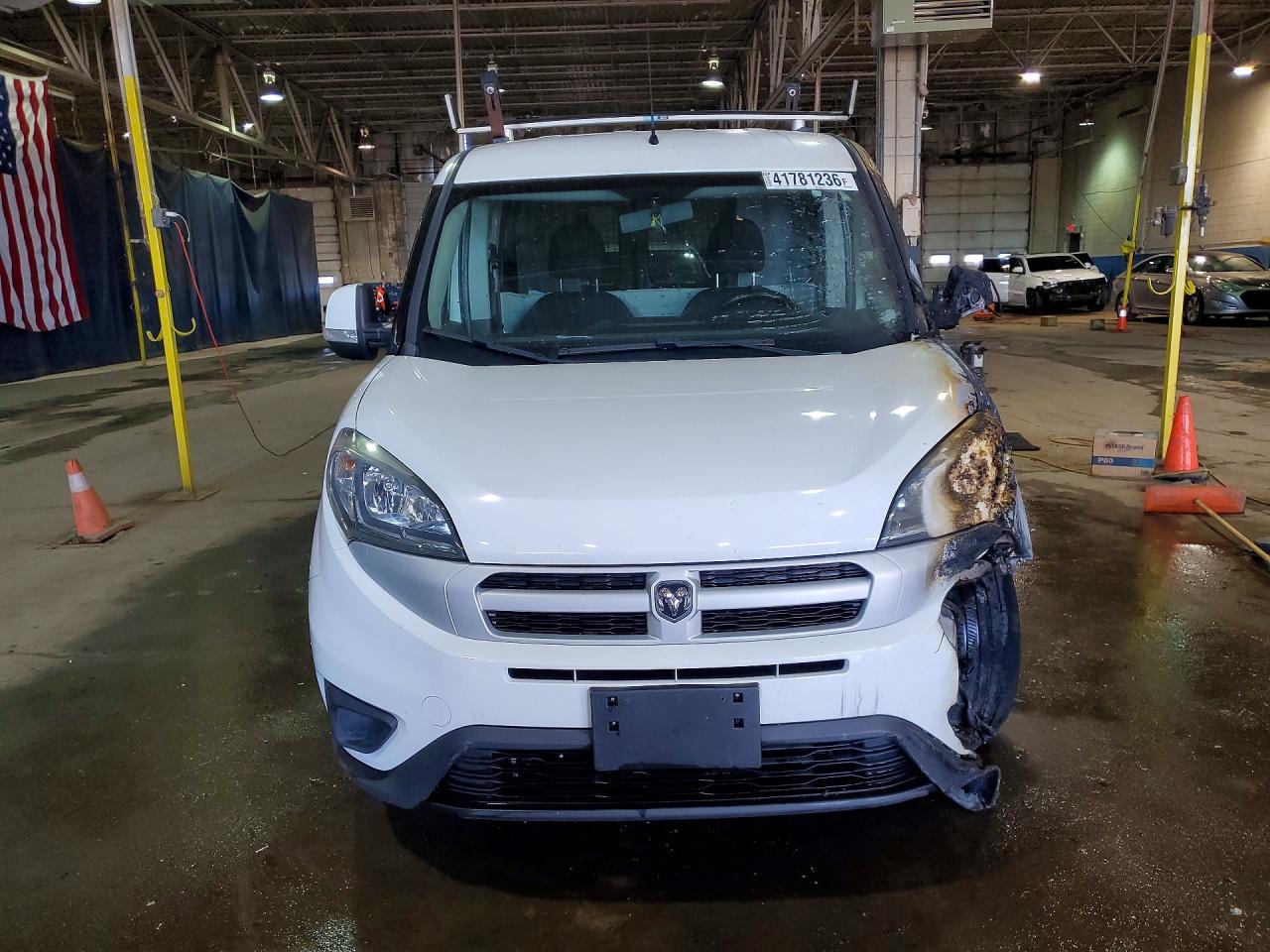 2015 Ram Promaster City Slt White vin: ZFBERFBTXF6192865