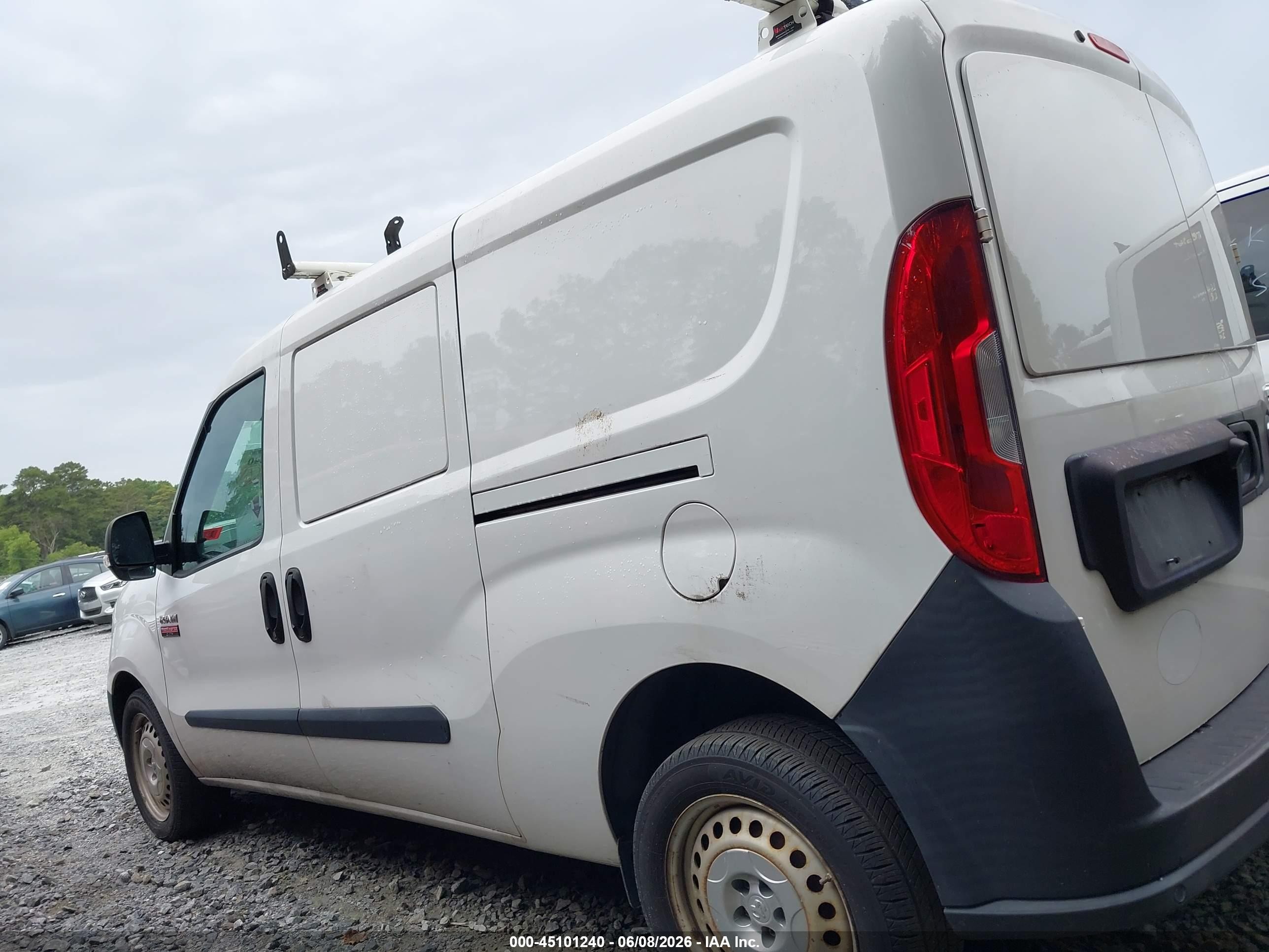 2019 Ram Promaster City Tradesman Белый vin: ZFBHRFAB3K6N47438