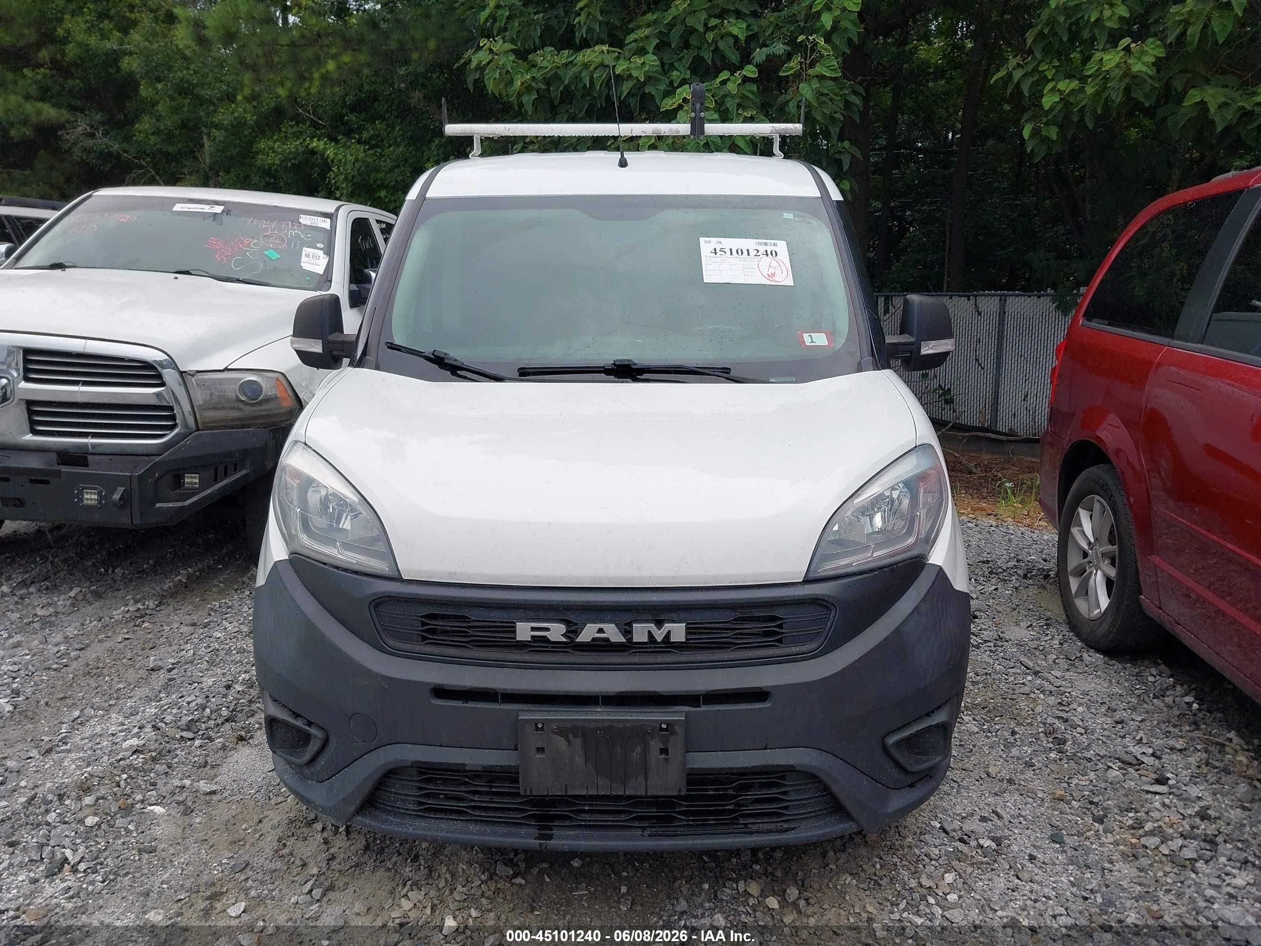 2019 Ram Promaster City Tradesman Белый vin: ZFBHRFAB3K6N47438