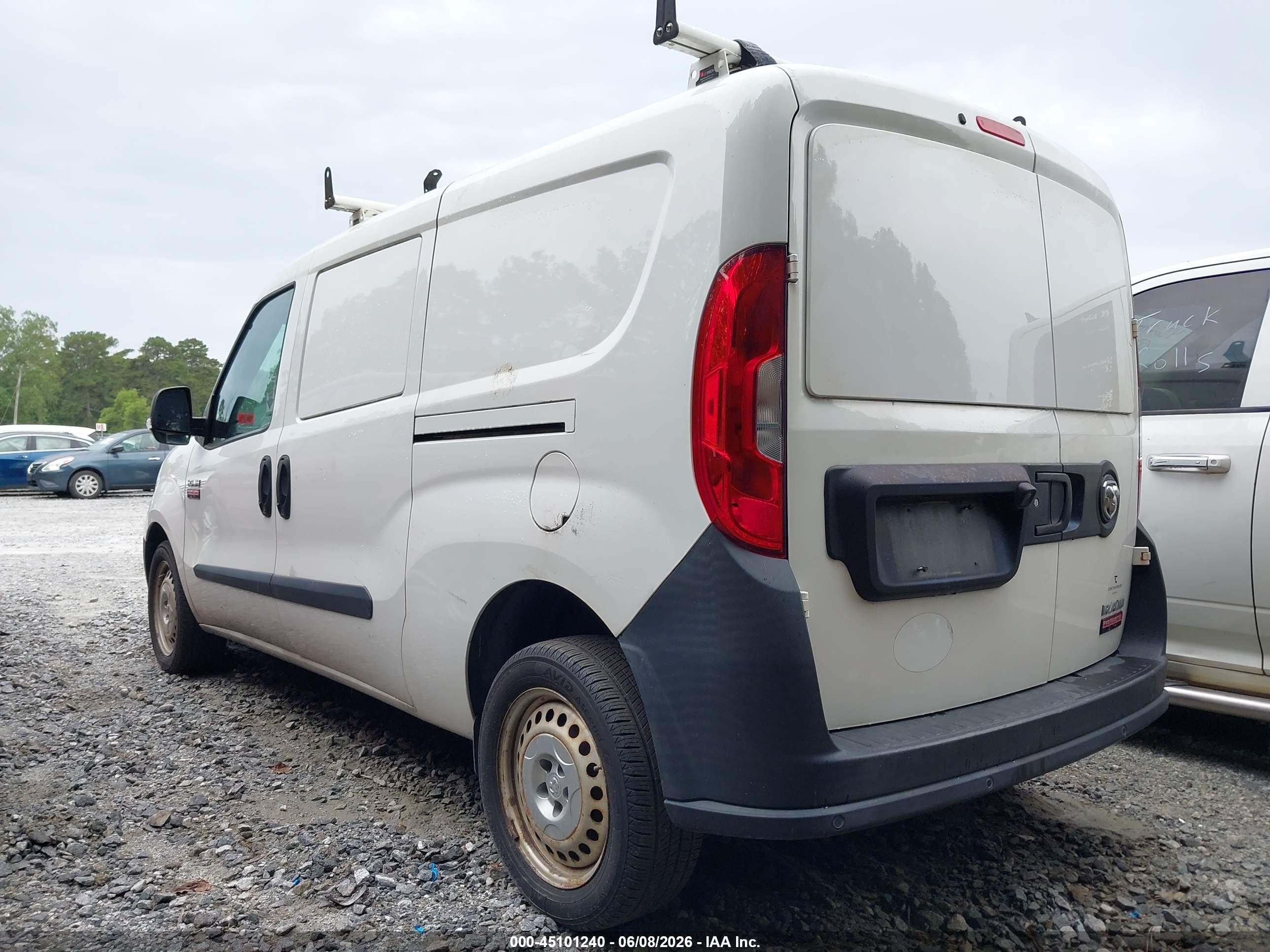 2019 Ram Promaster City Tradesman Белый vin: ZFBHRFAB3K6N47438