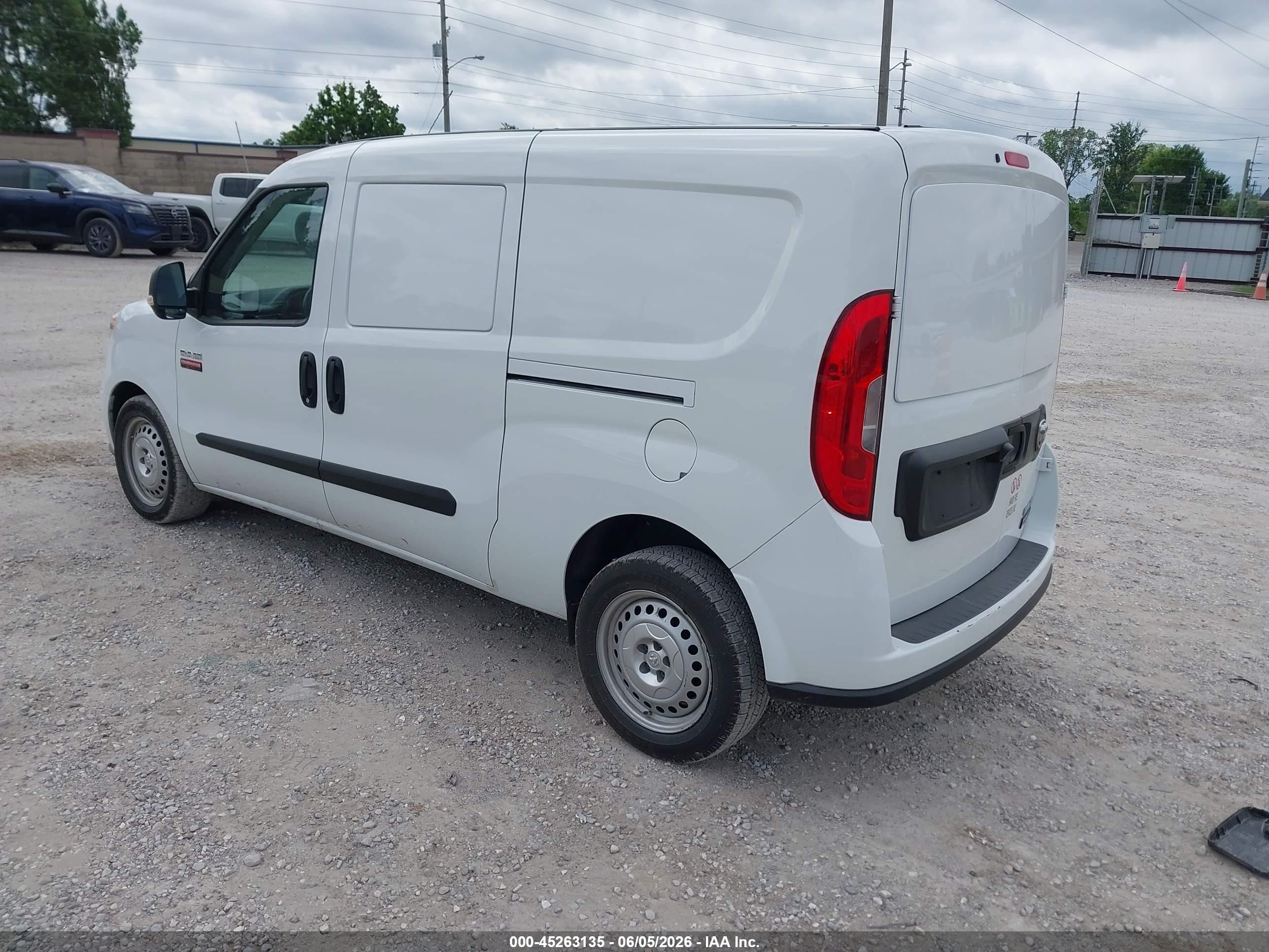 2022 Ram Promaster City Cargo Van White vin: ZFBHRFAB3N6Y21886