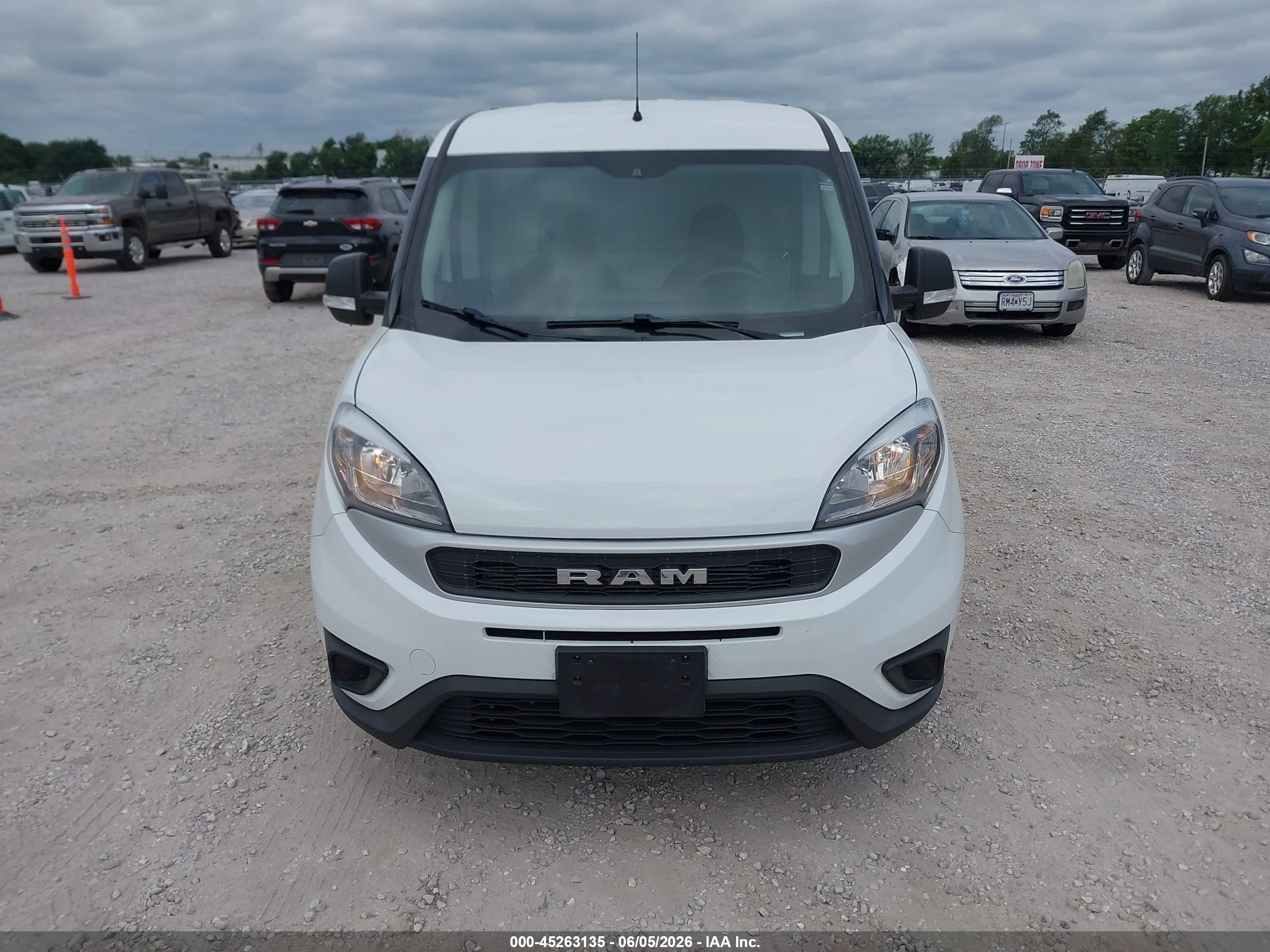 2022 Ram Promaster City Cargo Van White vin: ZFBHRFAB3N6Y21886