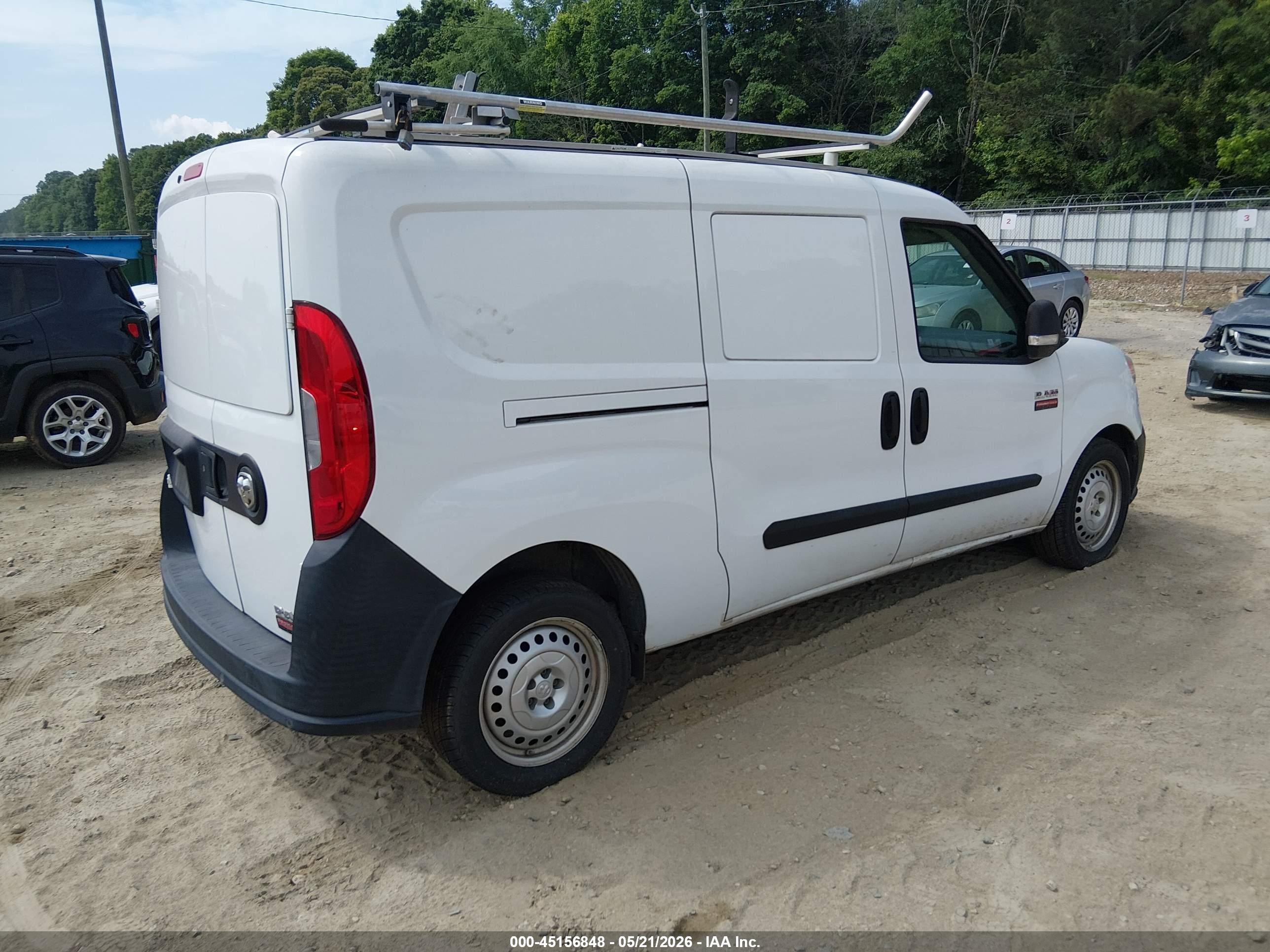 2021 Ram Promaster City Tradesman White vin: ZFBHRFAB7M6U51251