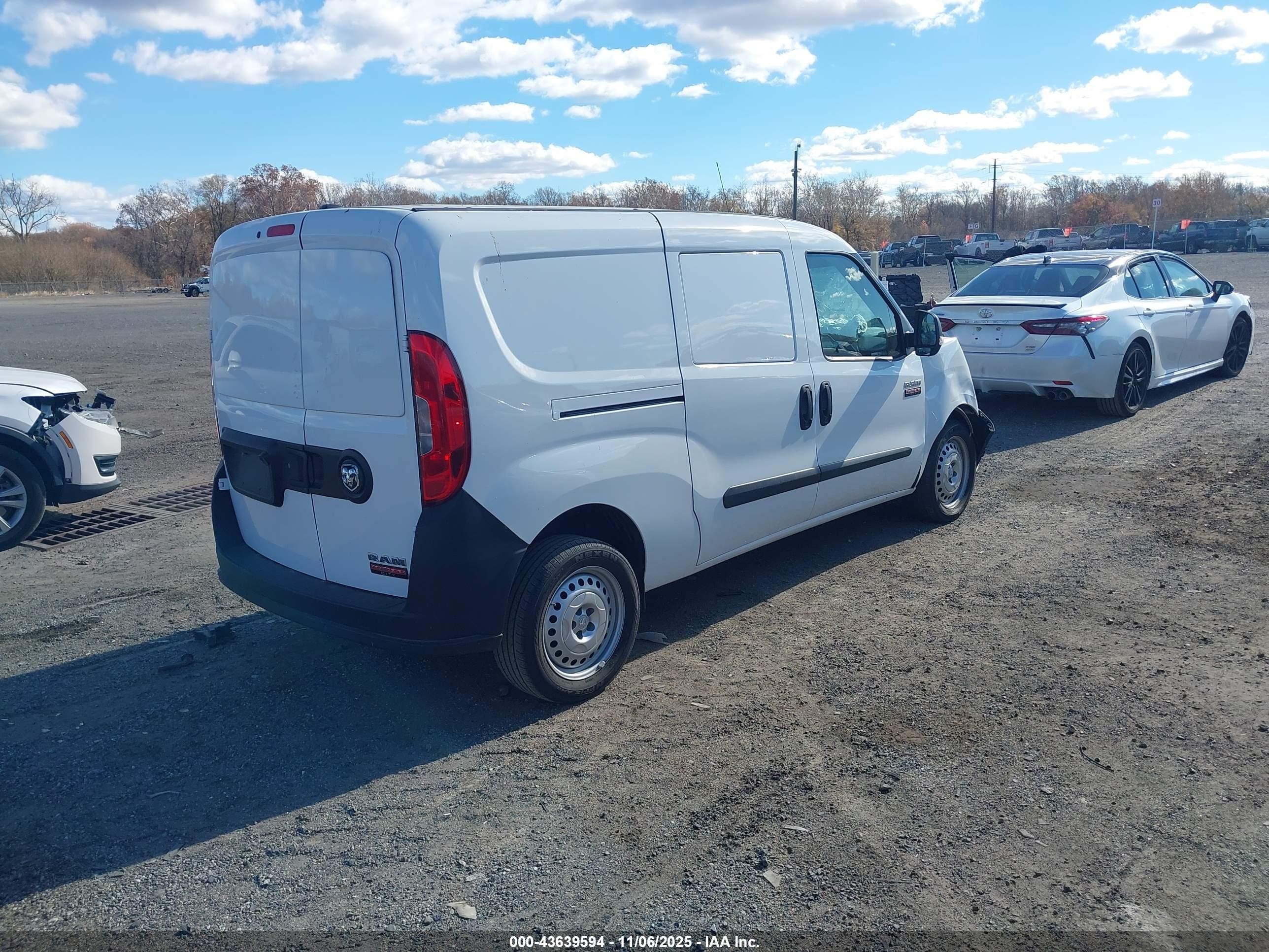 2020 Ram Promaster City Tradesman White vin: ZFBHRFABXL6S43430