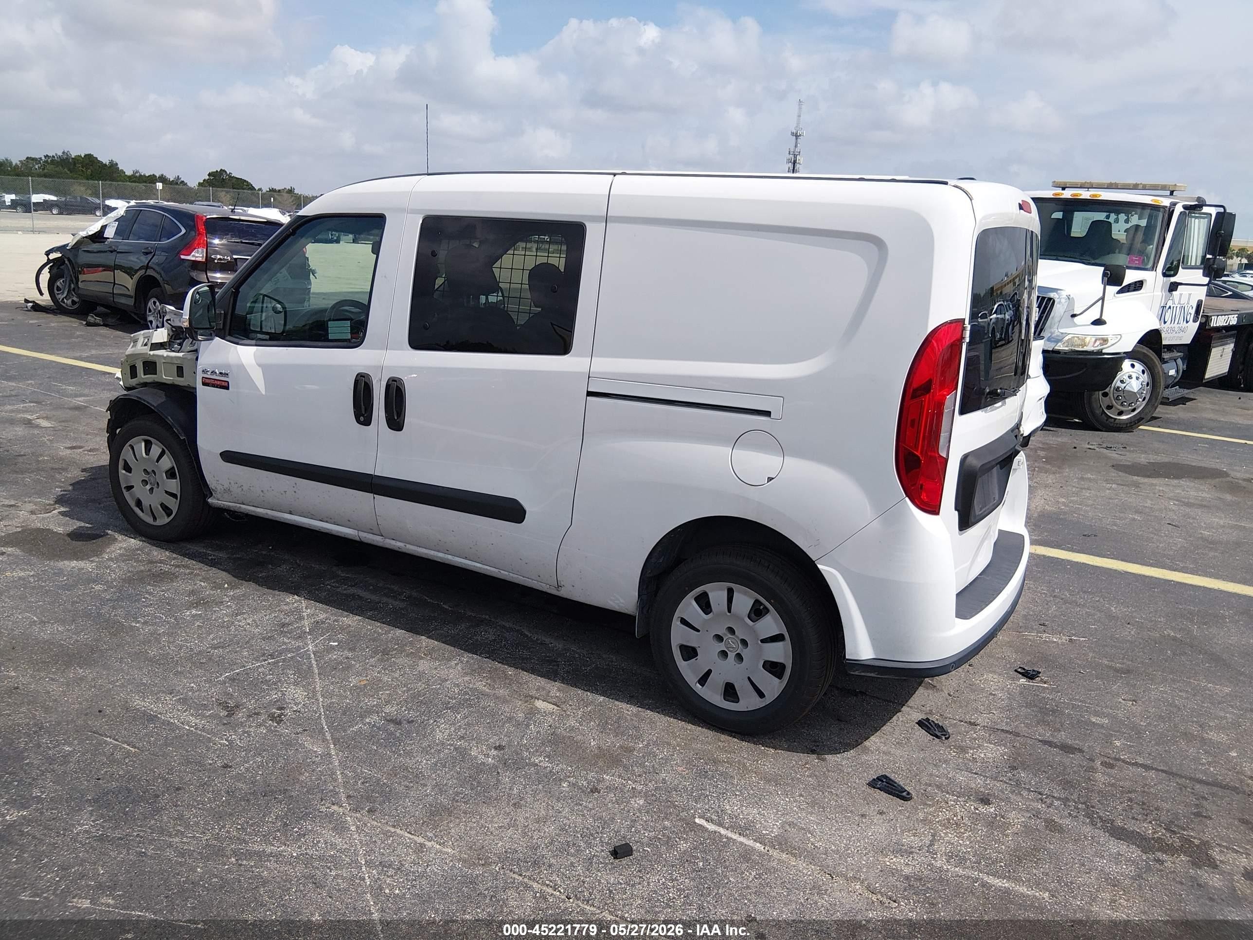 2019 Ram Promaster City Tradesman Slt Белый vin: ZFBHRFBB5K6M00570
