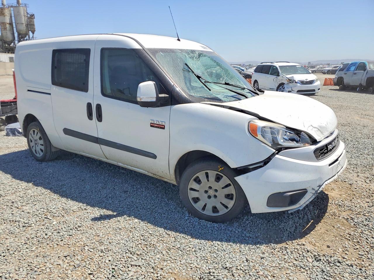 2019 Ram Promaster City Slt Белый vin: ZFBHRFBB8K6M01308