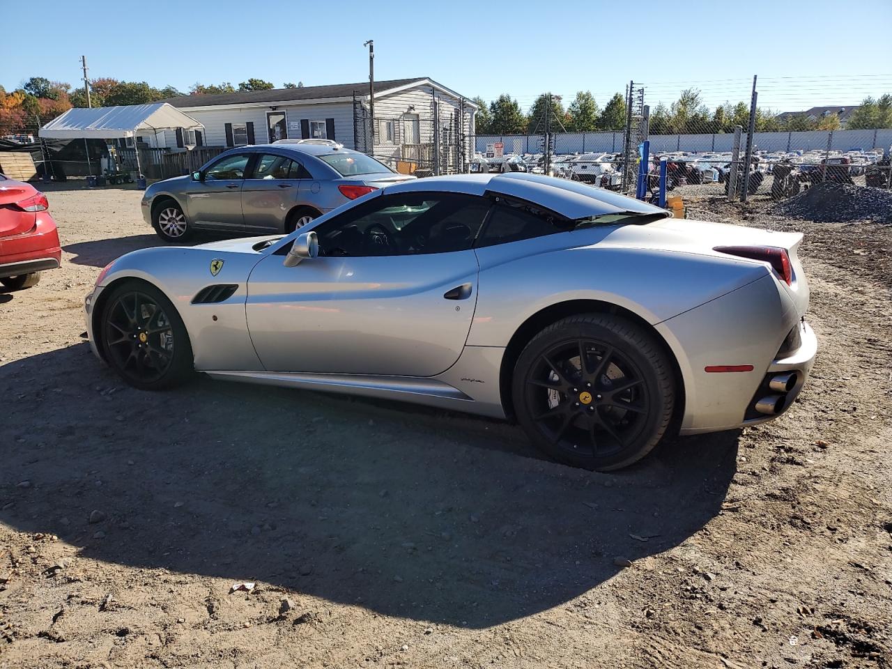 2010 Ferrari California Silver vin: ZFF65LJA0A0175100