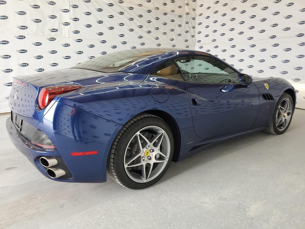 2010 Ferrari California Blue vin: ZFF65LJA2A0170223