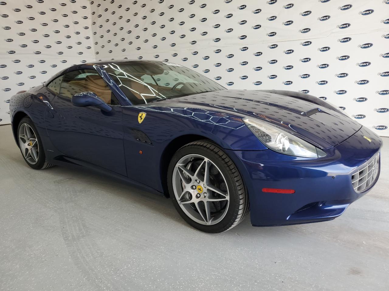 2010 Ferrari California Blue vin: ZFF65LJA2A0170223