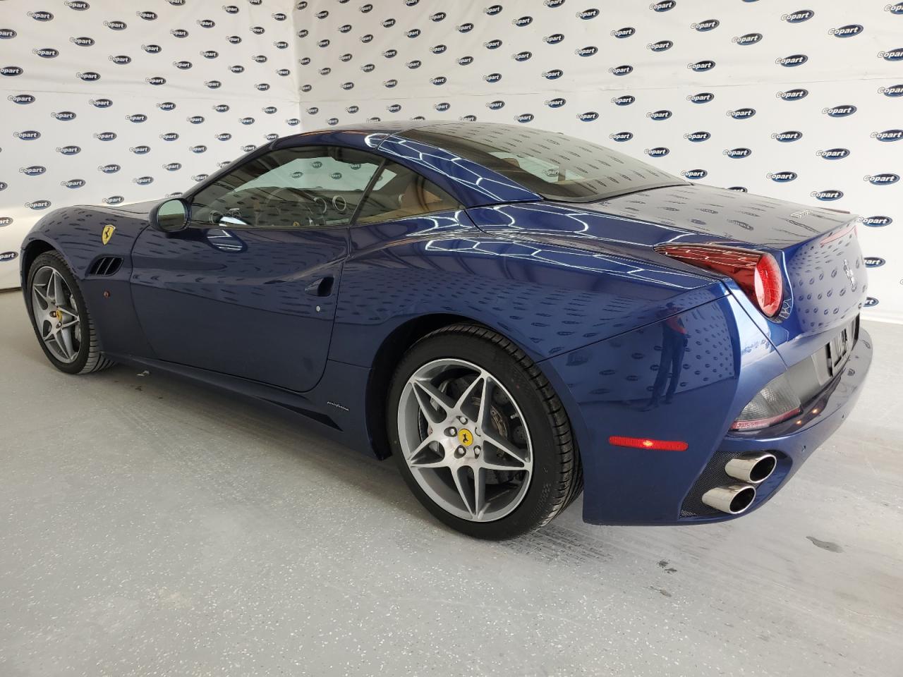 2010 Ferrari California Blue vin: ZFF65LJA2A0170223