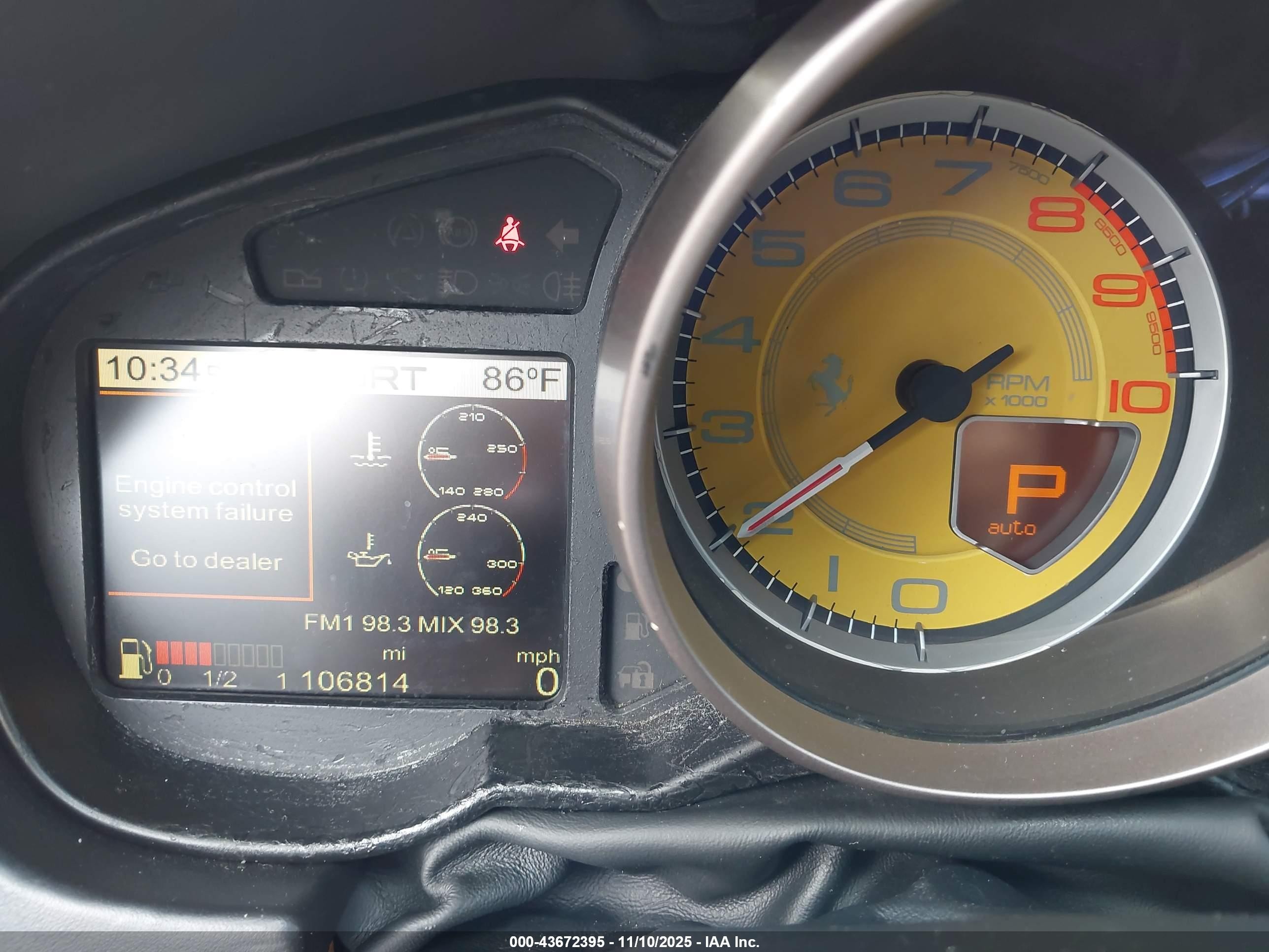 2010 Ferrari California   Yellow vin: ZFF65LJA2A0171436