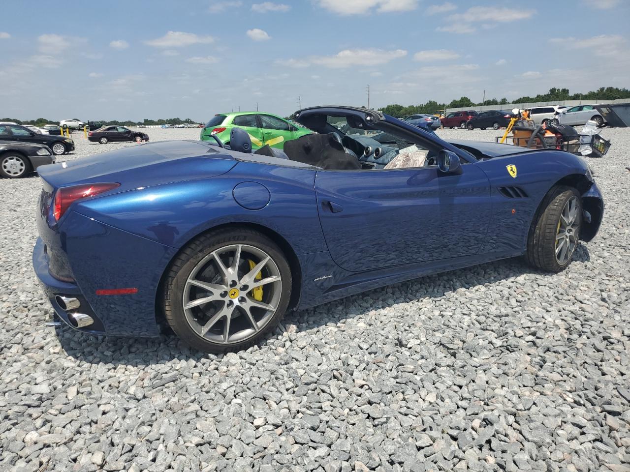 2010 Ferrari California Blue vin: ZFF65LJA6A0170225