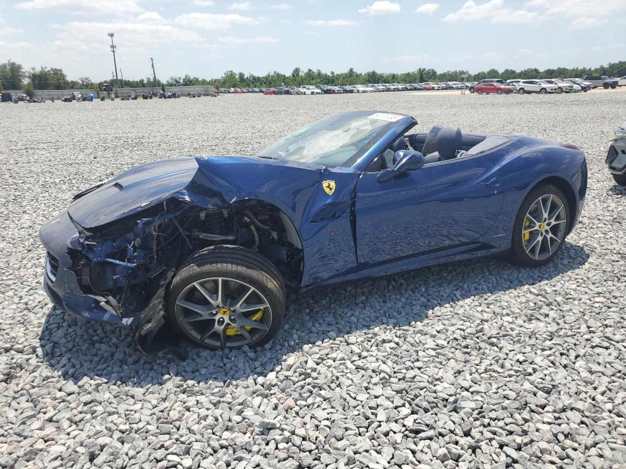2010 Ferrari California Blue vin: ZFF65LJA6A0170225