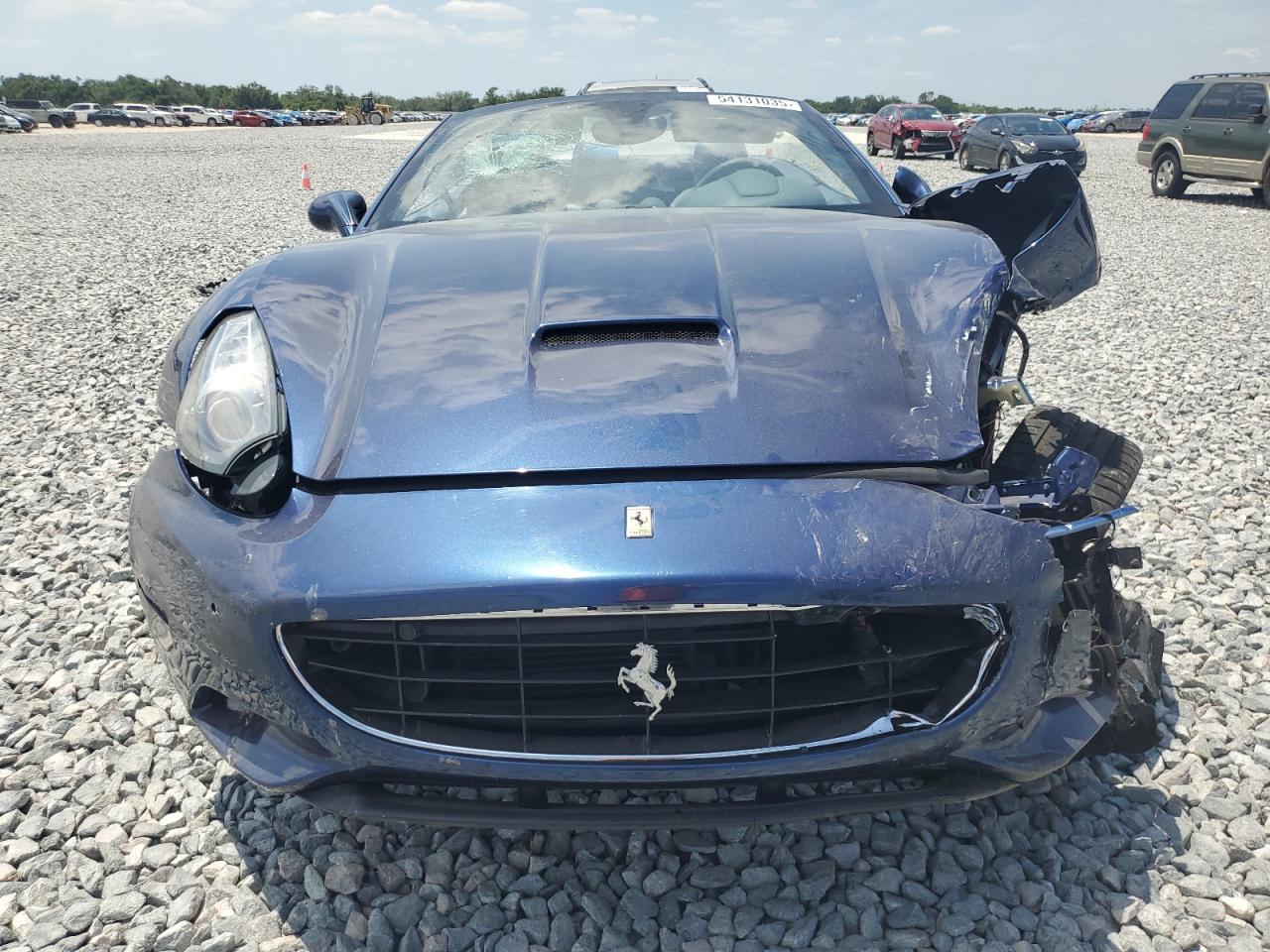 2010 Ferrari California Blue vin: ZFF65LJA6A0170225