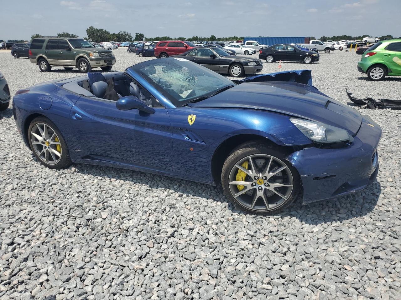 2010 Ferrari California Blue vin: ZFF65LJA6A0170225