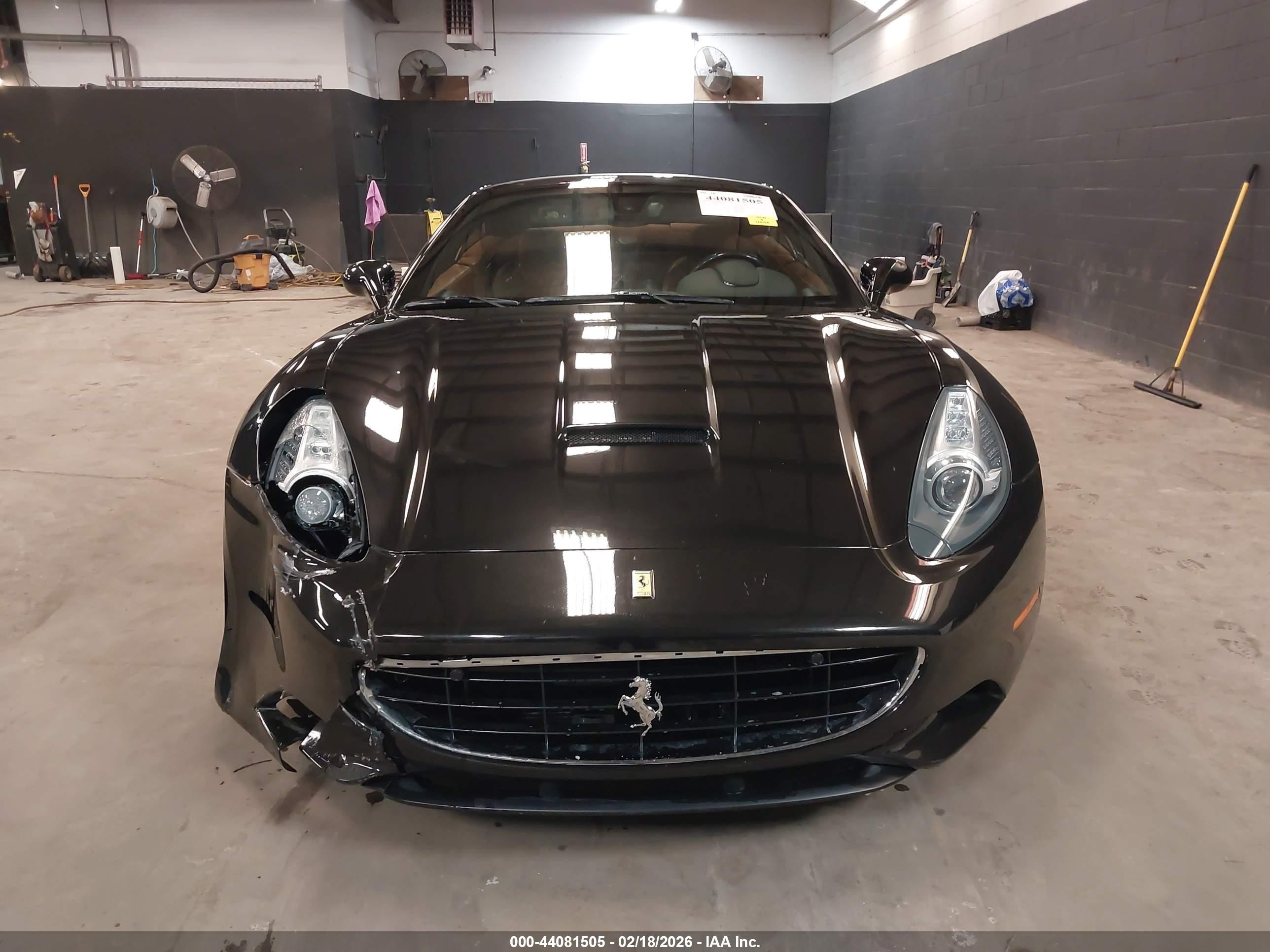 2011 Ferrari California Black vin: ZFF65LJA6B0178262