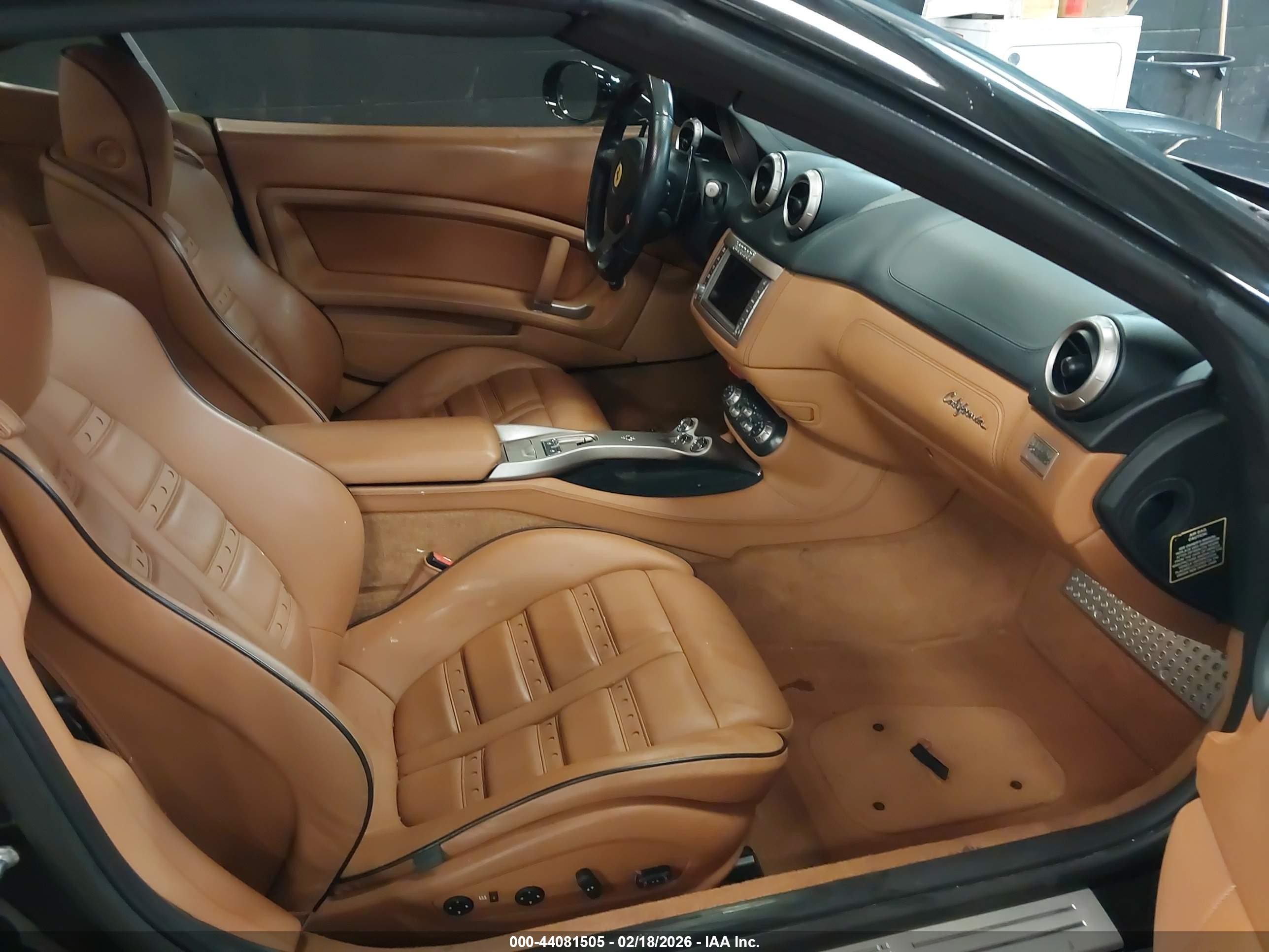 2011 Ferrari California Black vin: ZFF65LJA6B0178262