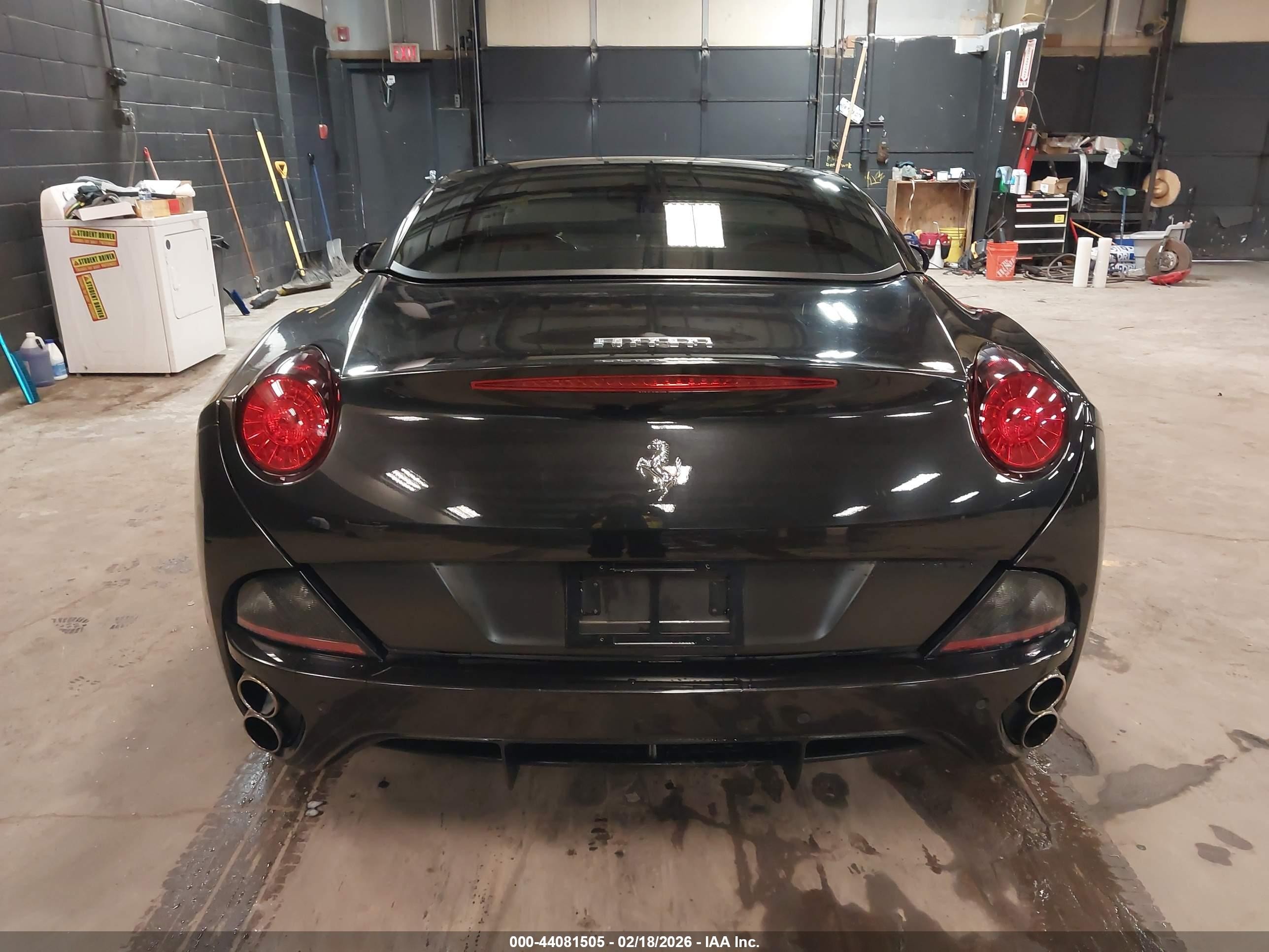 2011 Ferrari California Black vin: ZFF65LJA6B0178262