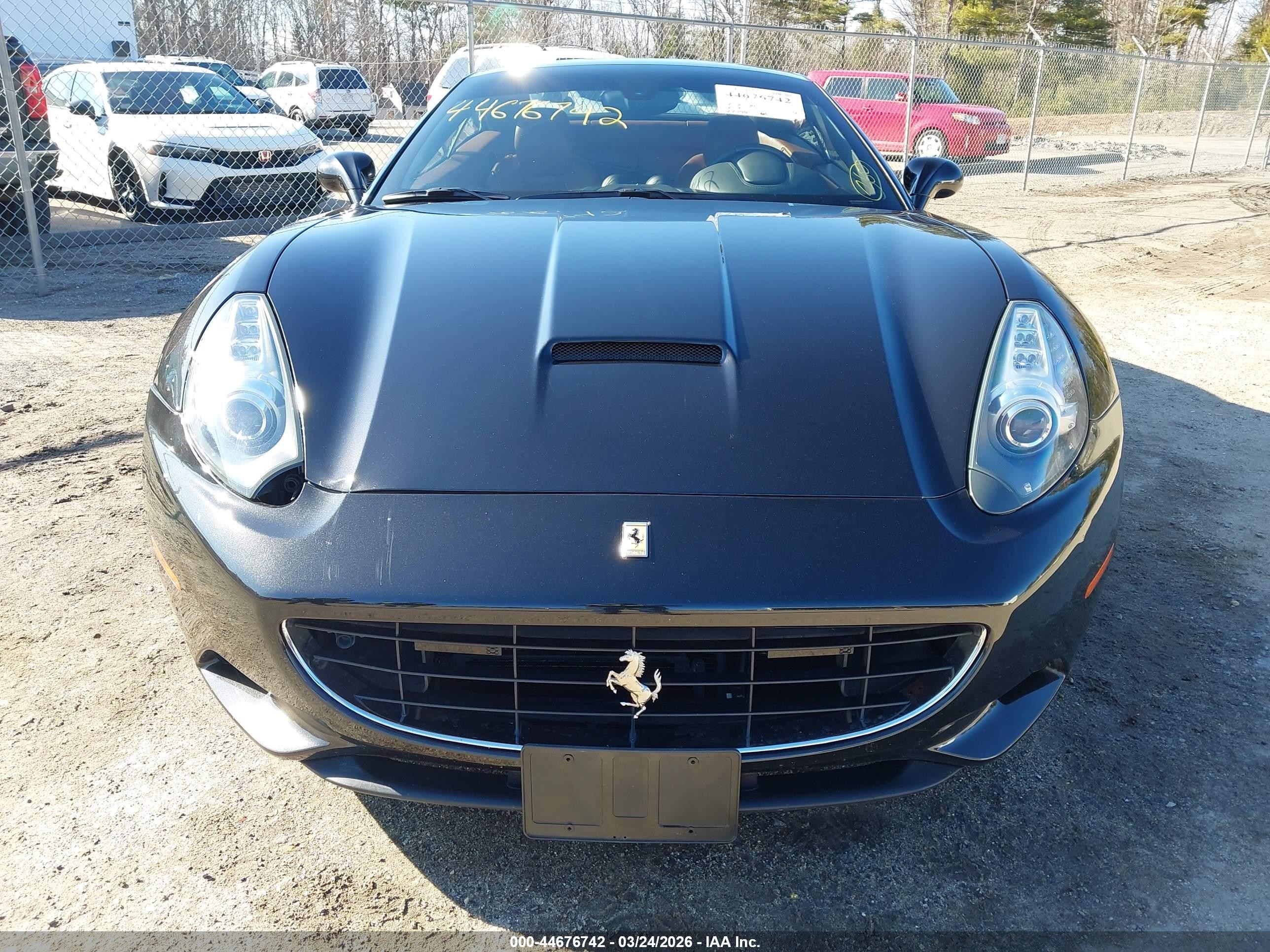 2011 Ferrari California   Black vin: ZFF65LJA7B0176293