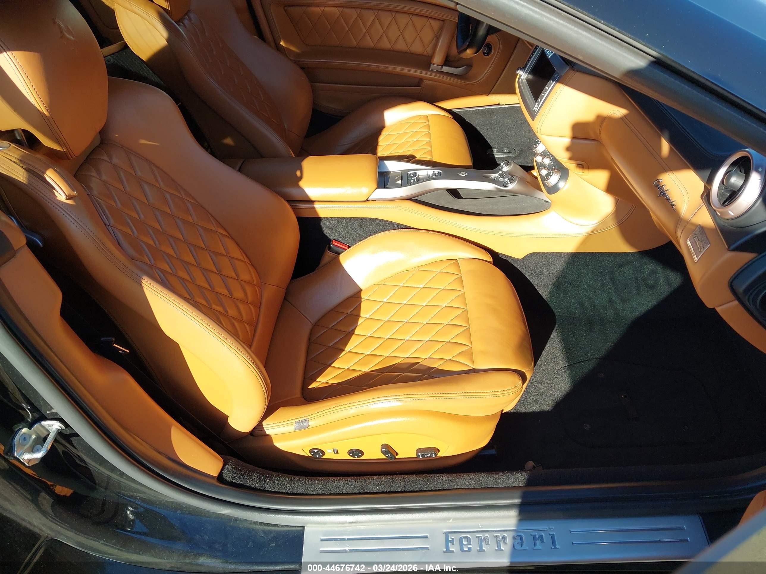 2011 Ferrari California   Black vin: ZFF65LJA7B0176293