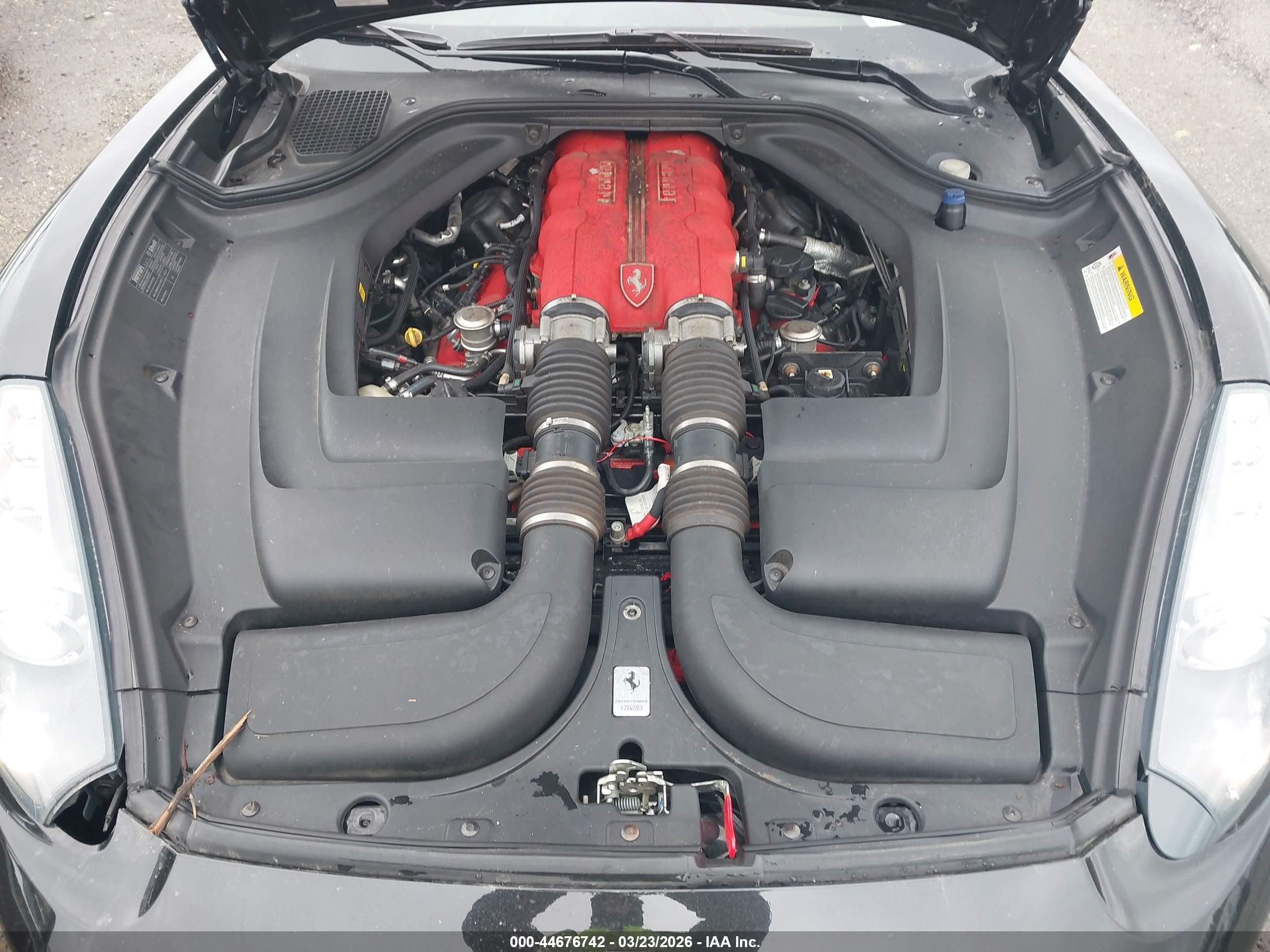 2011 Ferrari California   Black vin: ZFF65LJA7B0176293
