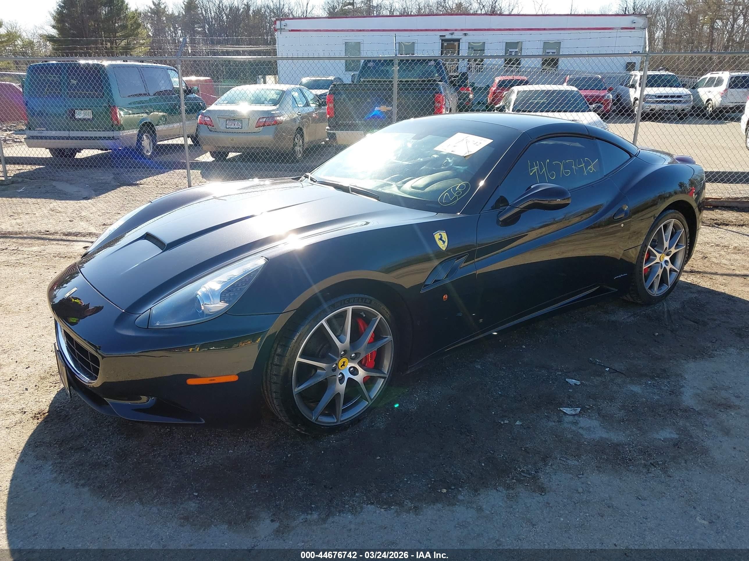2011 Ferrari California   Black vin: ZFF65LJA7B0176293