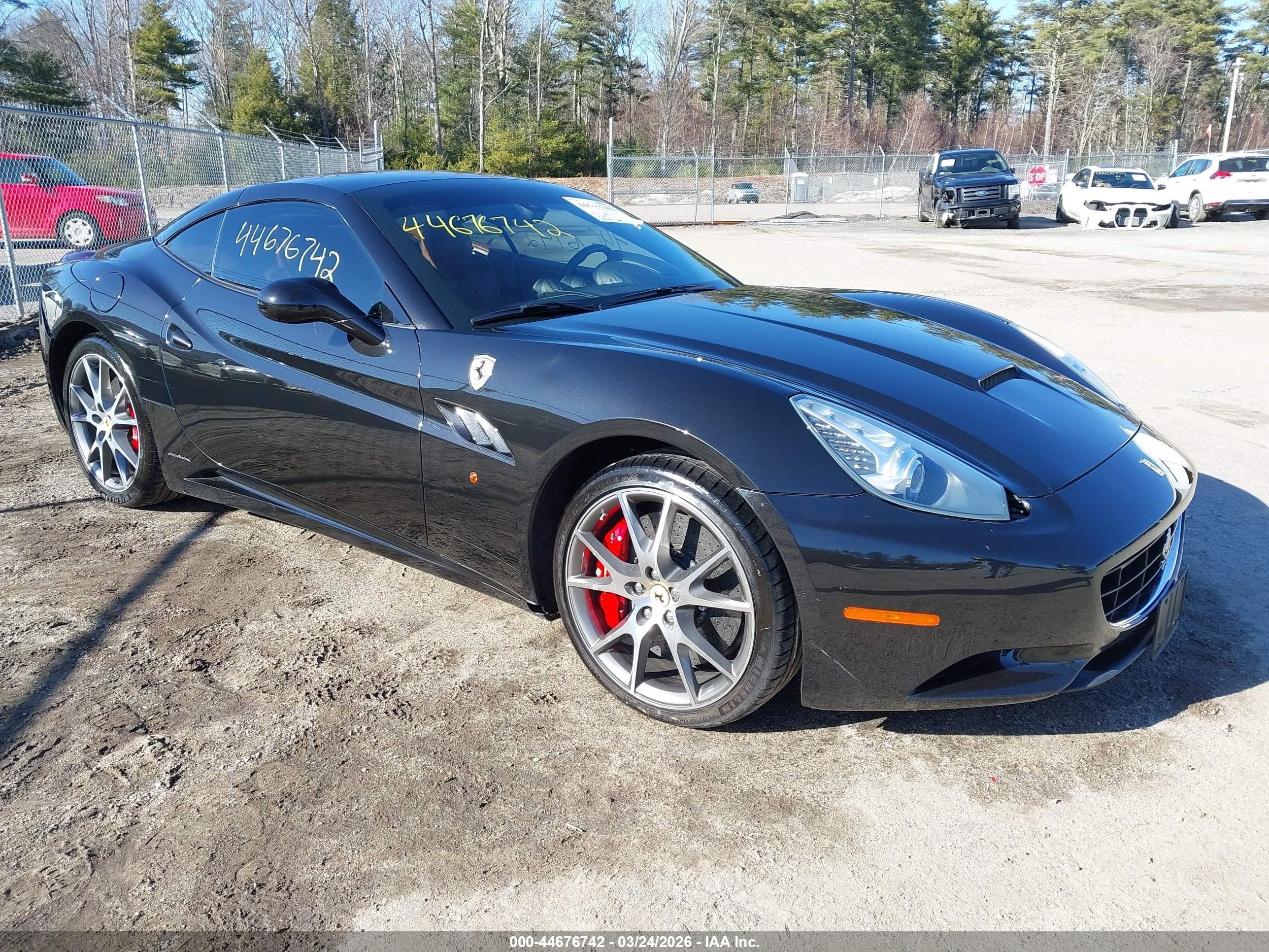 2011 Ferrari California   Black vin: ZFF65LJA7B0176293