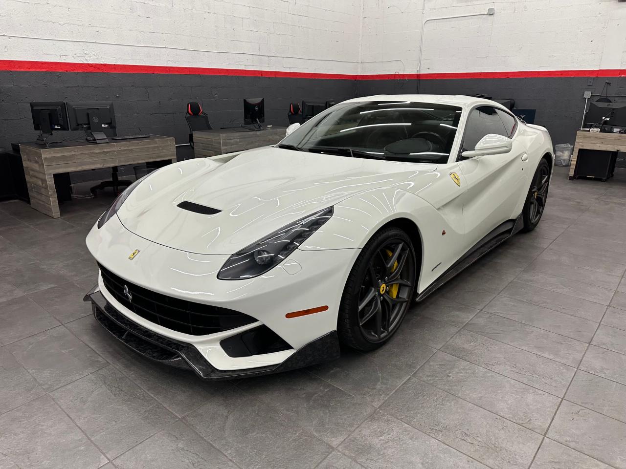 2016 Ferrari F12 Berlinetta White vin: ZFF74UFA2G0214140
