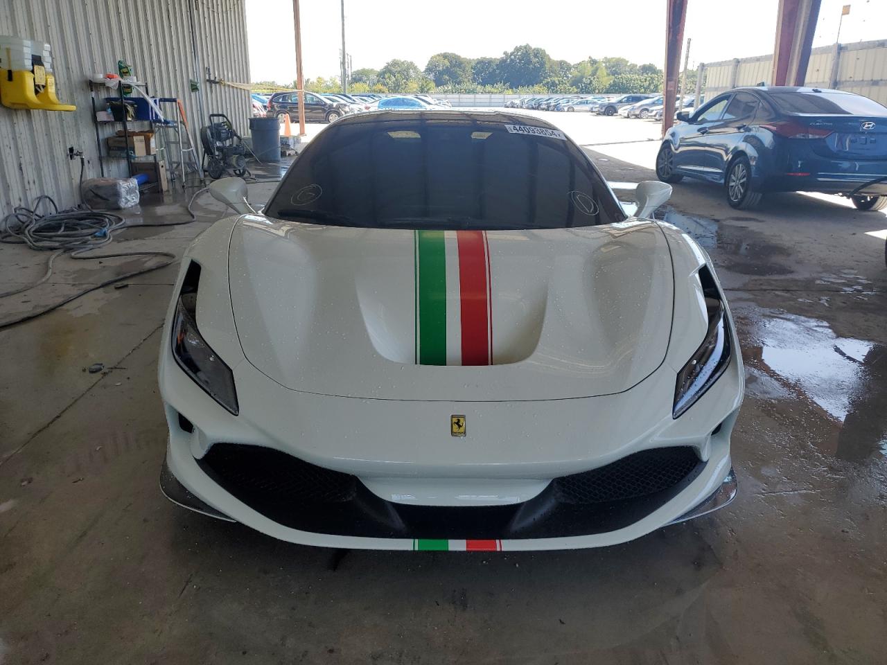 2021 Ferrari F8 Tributo  White vin: ZFF92LLAXM0259397