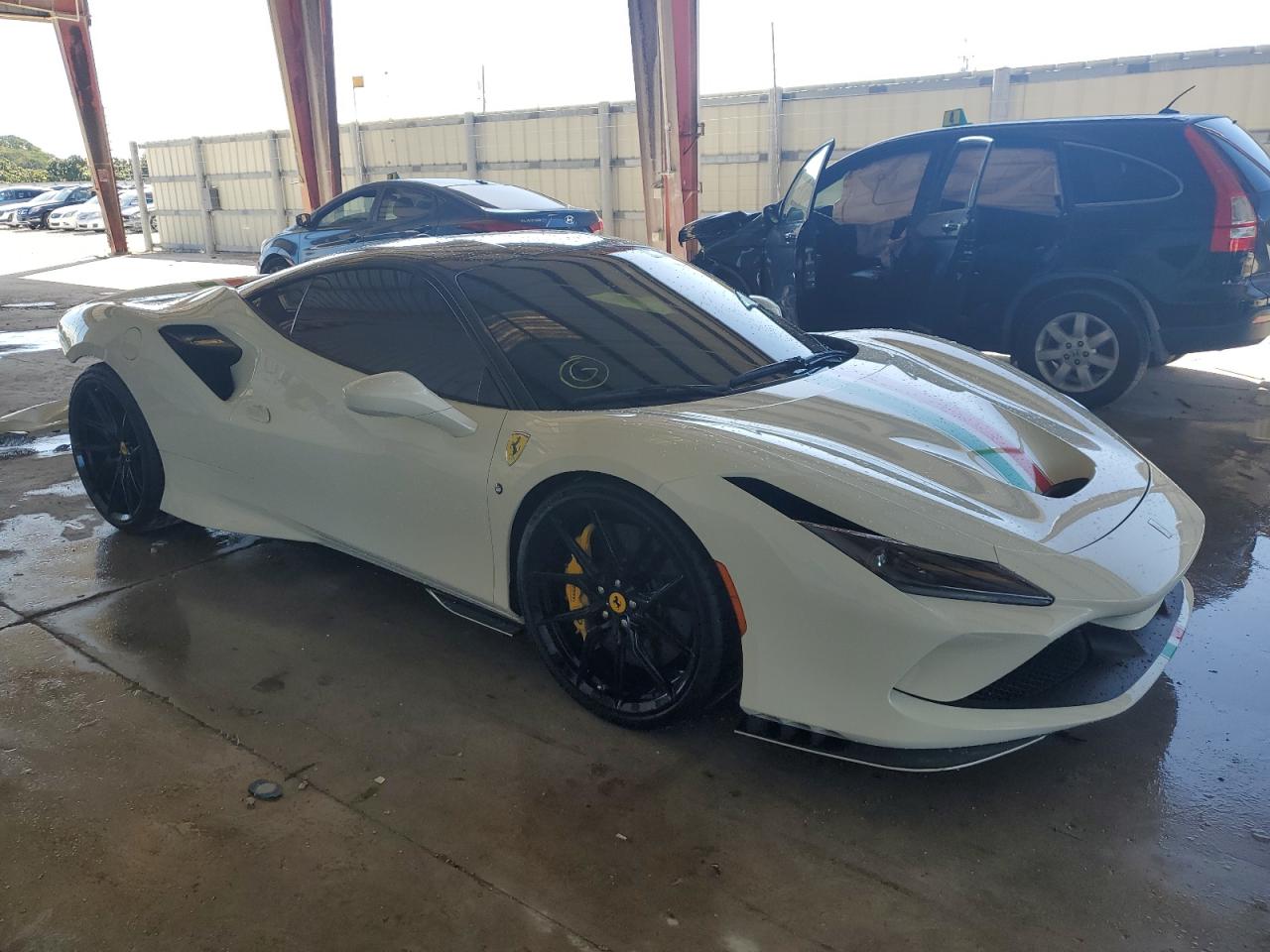 2021 Ferrari F8 Tributo  White vin: ZFF92LLAXM0259397