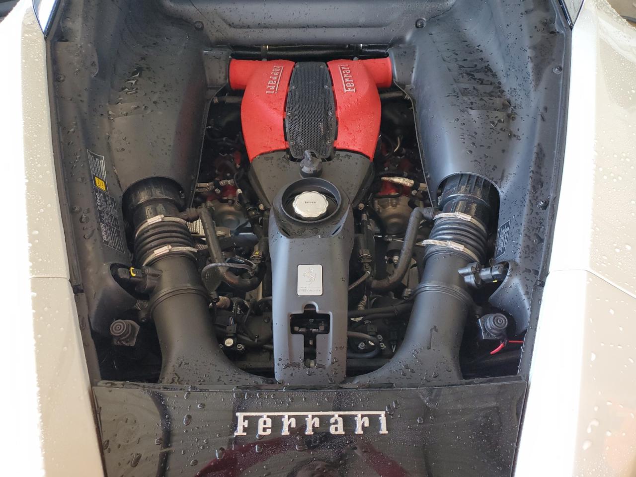 2021 Ferrari F8 Tributo  White vin: ZFF92LLAXM0259397