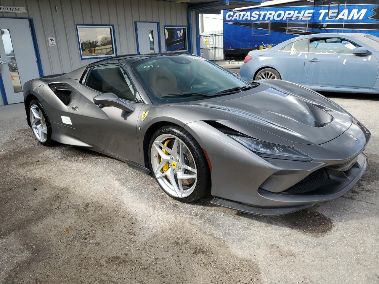 2023 Ferrari F8 Spider  Gray vin: ZFF93LMA0P0290397