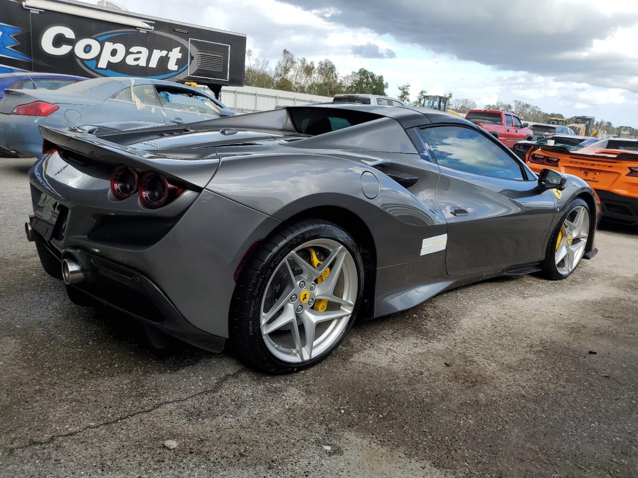 2023 Ferrari F8 Spider  Gray vin: ZFF93LMA0P0290397