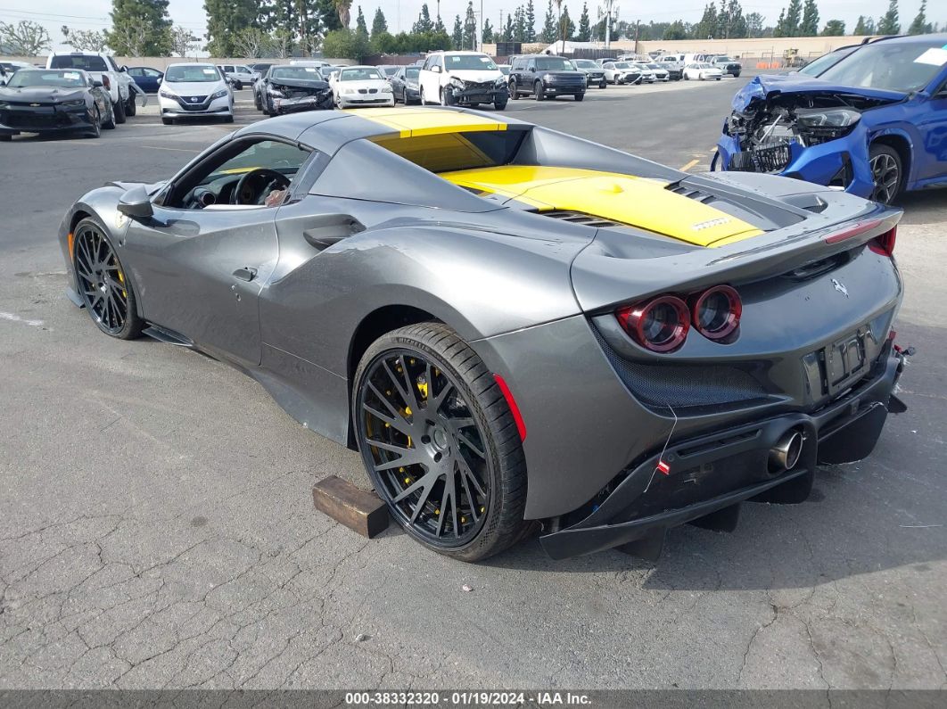 2021 Ferrari F8 Spider   Gray vin: ZFF93LMA5M0261599