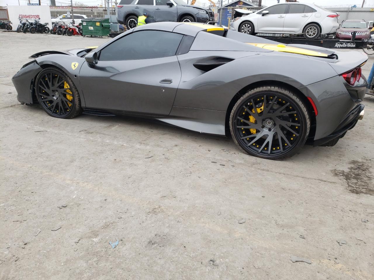 2021 Ferrari F8 Spider  Gray vin: ZFF93LMA5M0261599
