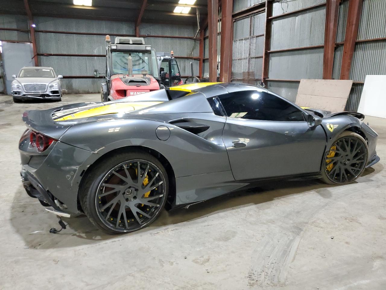 2021 Ferrari F8 Spider  Gray vin: ZFF93LMA5M0261599