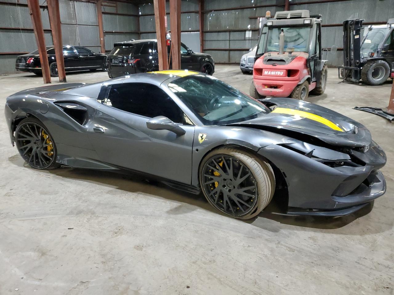 2021 Ferrari F8 Spider  Gray vin: ZFF93LMA5M0261599