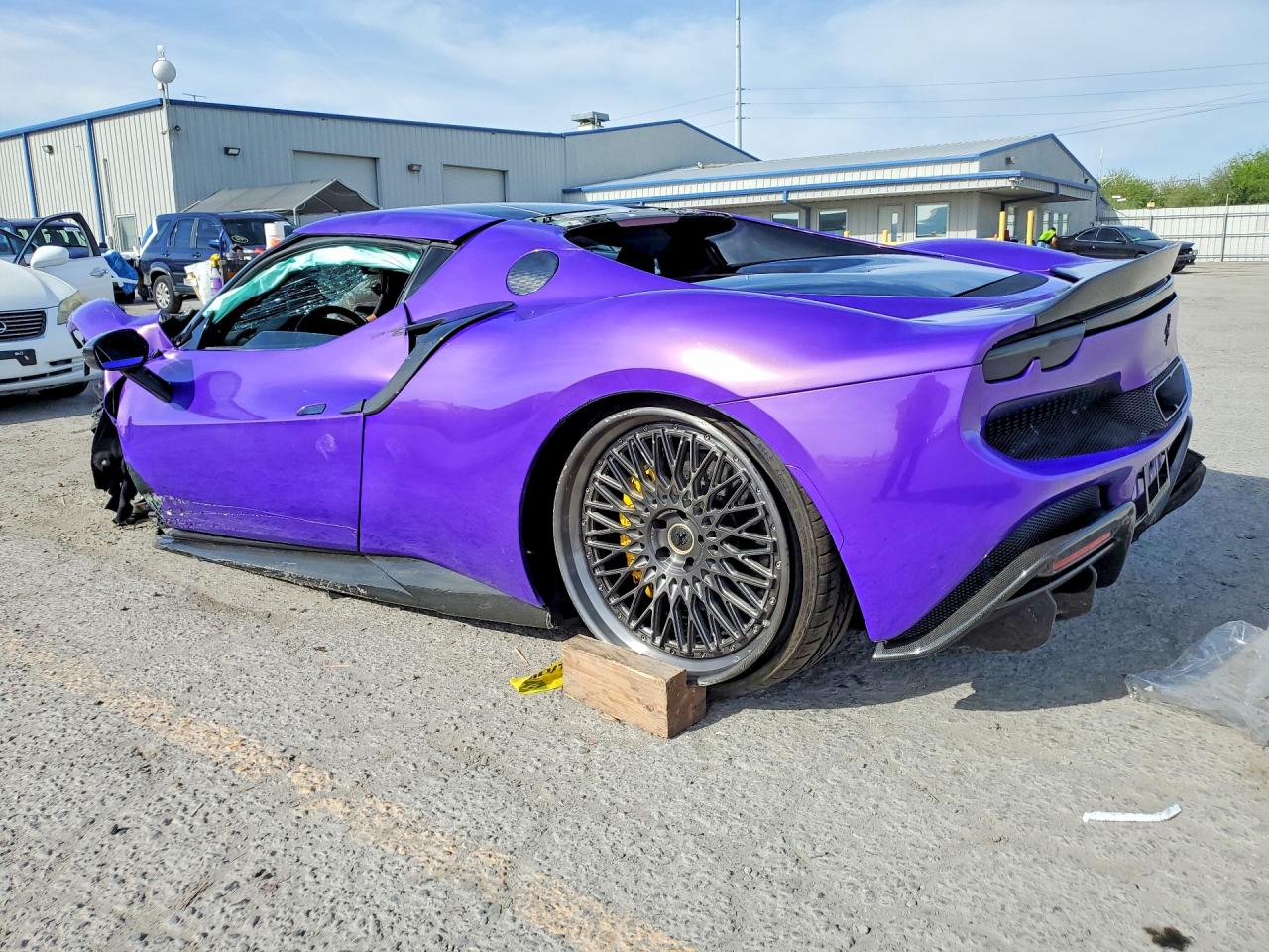 2023 Ferrari 296gtb Purple vin: ZFF99SLA2P0297989