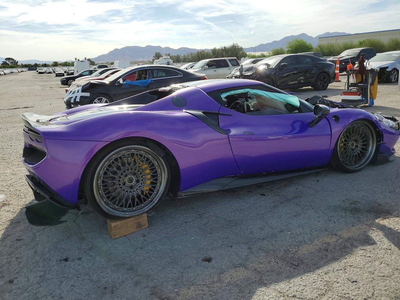 2023 Ferrari 296gtb Purple vin: ZFF99SLA2P0297989