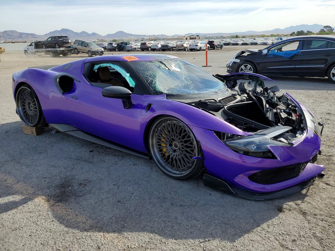 2023 Ferrari 296gtb Purple vin: ZFF99SLA2P0297989