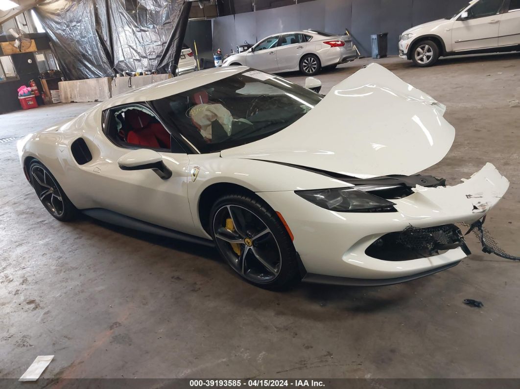 2024 Ferrari 296 Gtb   White vin: ZFF99SLA6R0303425