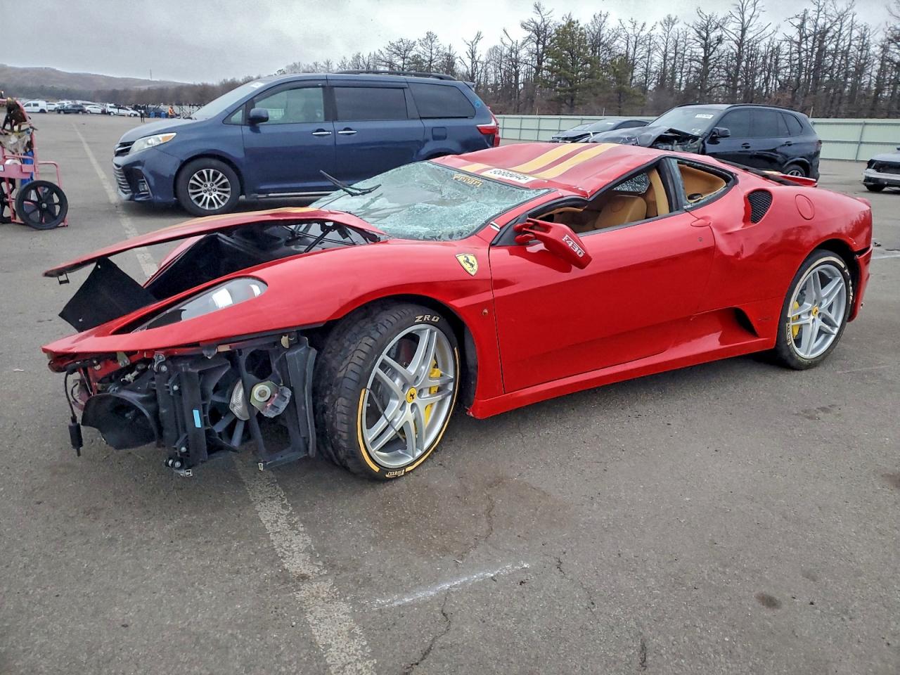 2006 Ferrari F430 Красный vin: ZFFEW58A860144906