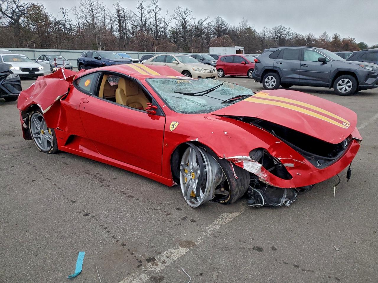 2006 Ferrari F430 Red vin: ZFFEW58A860144906