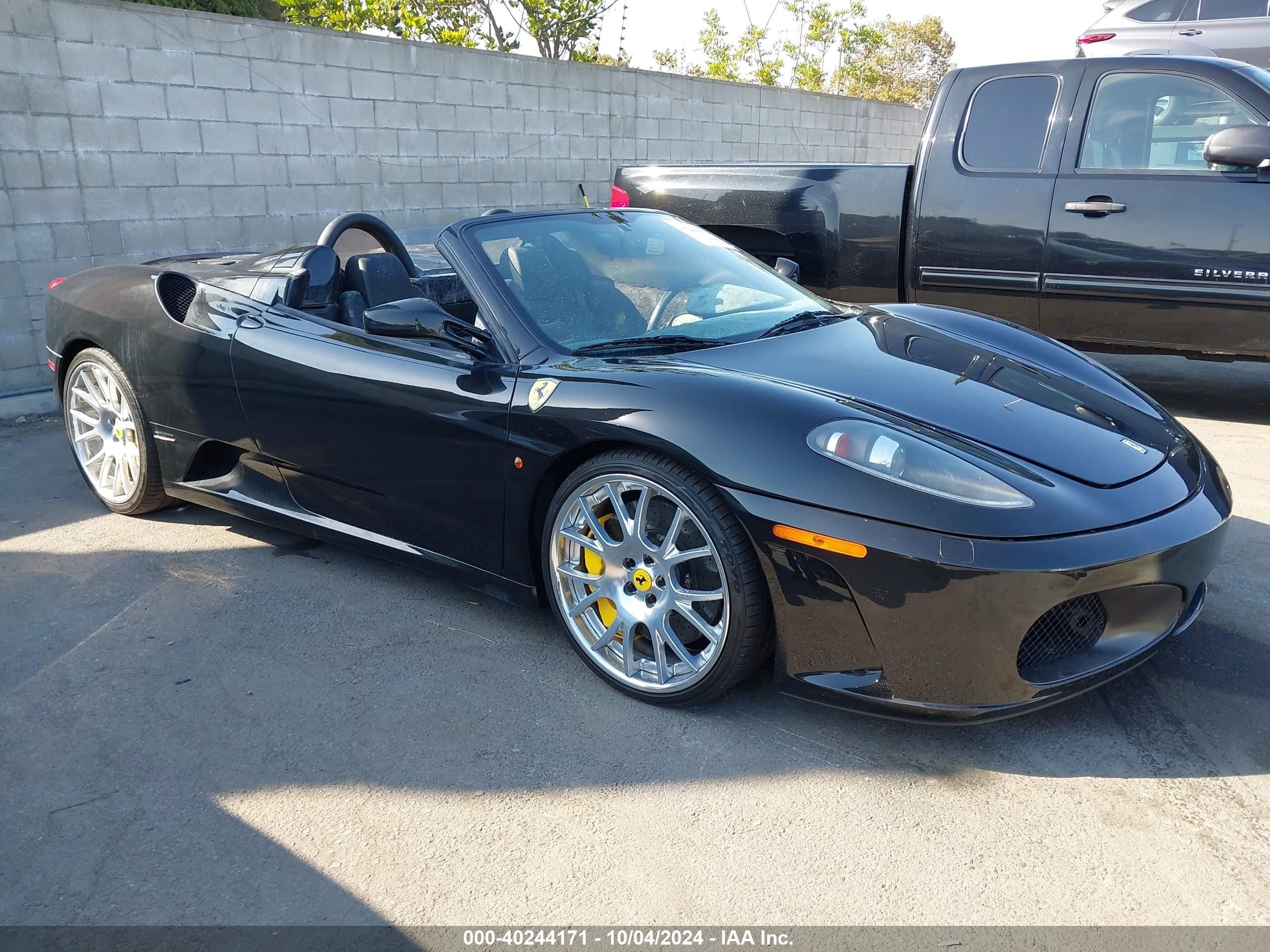 2008 Ferrari F430 Spider Черный vin: ZFFEW59A580163267
